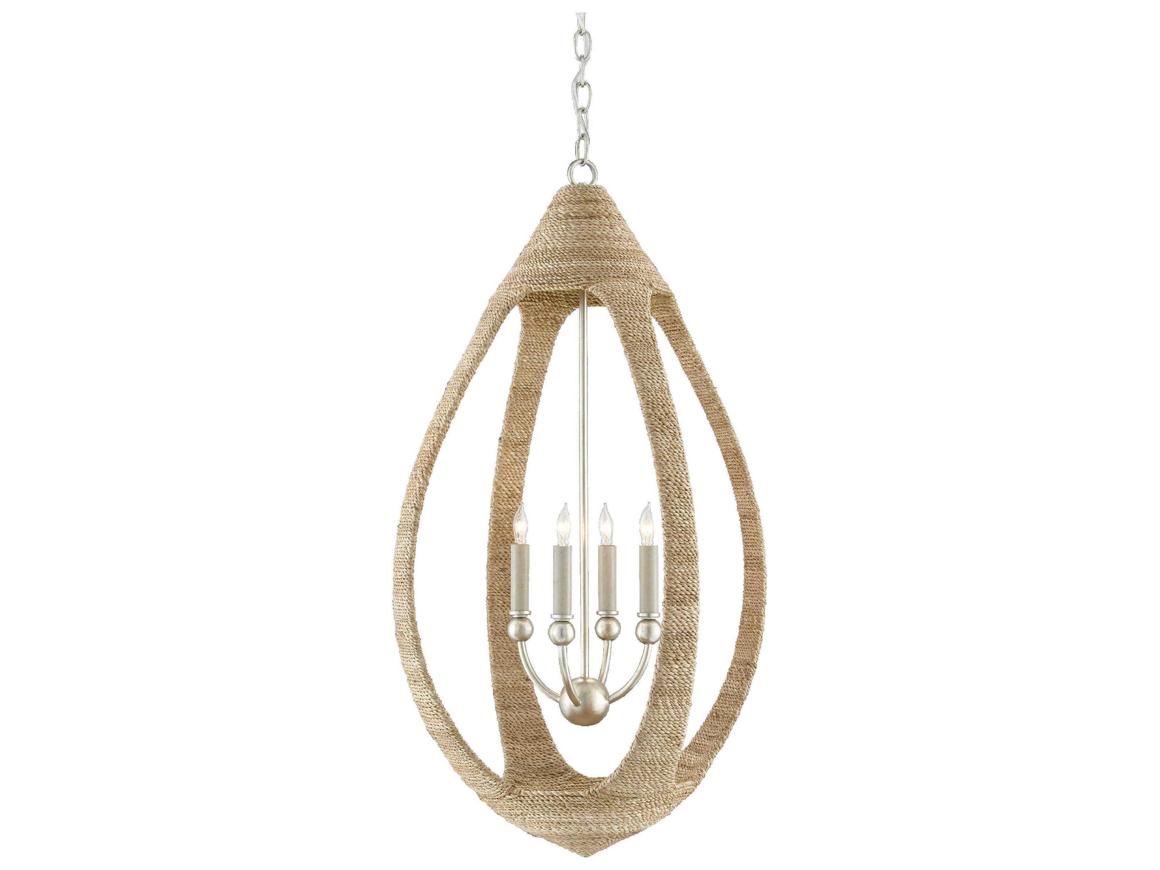 Menorca 4-Light Brown Candelabra Chandelier