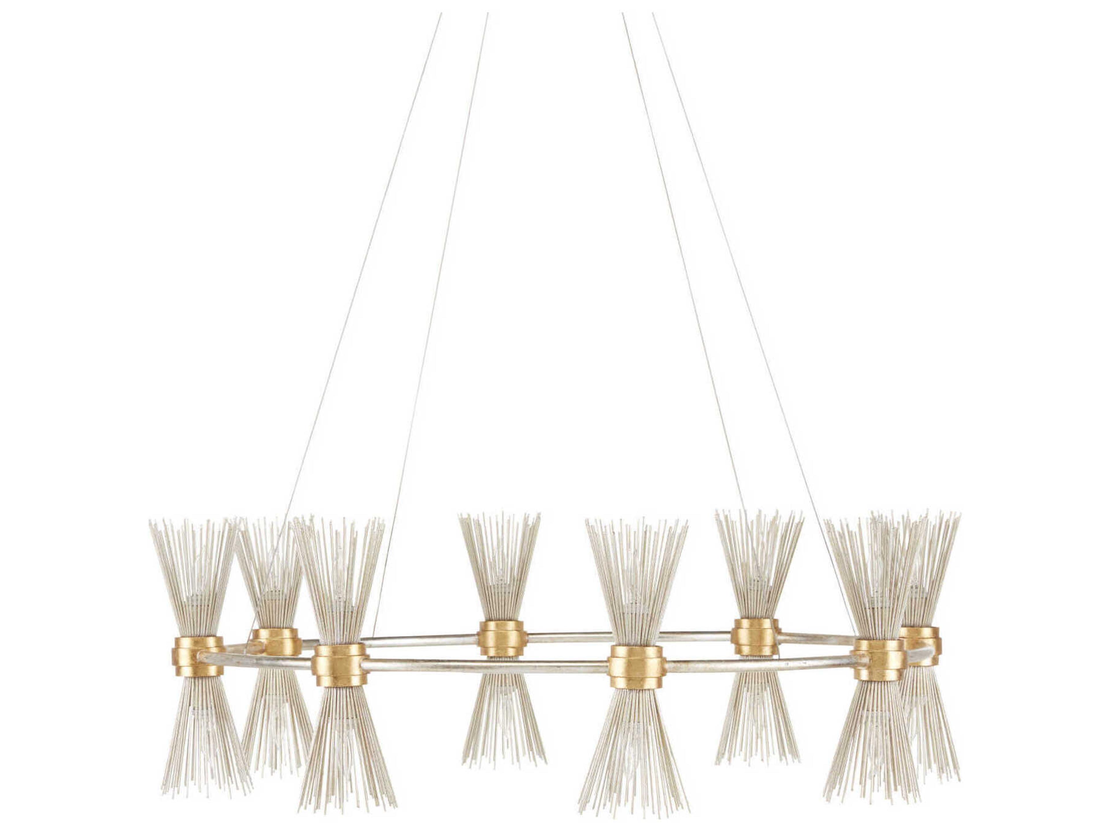 Currey & Company Novatude 16-Light Gold Chandelier