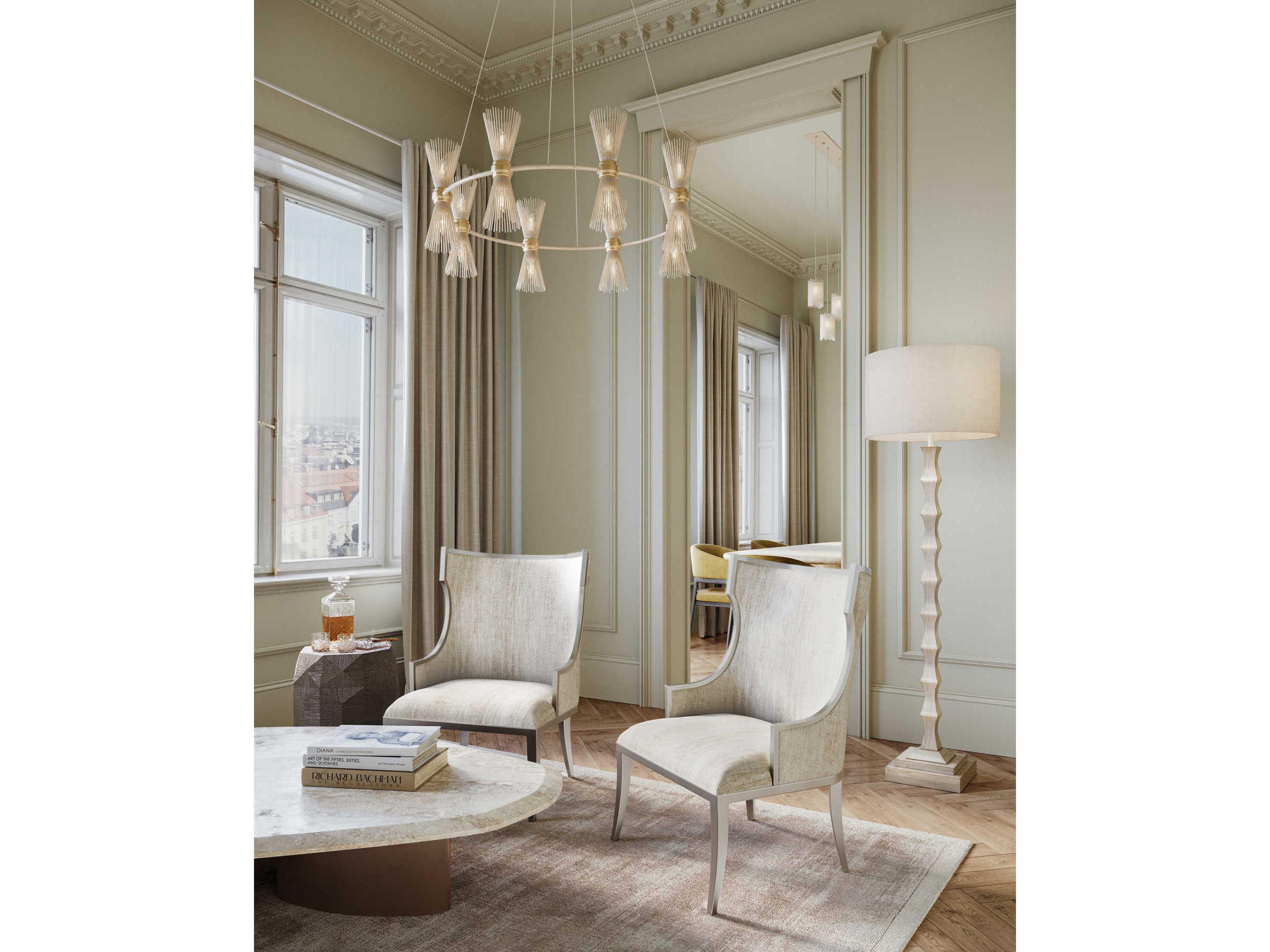 Currey & Company Novatude 16-Light Gold Chandelier