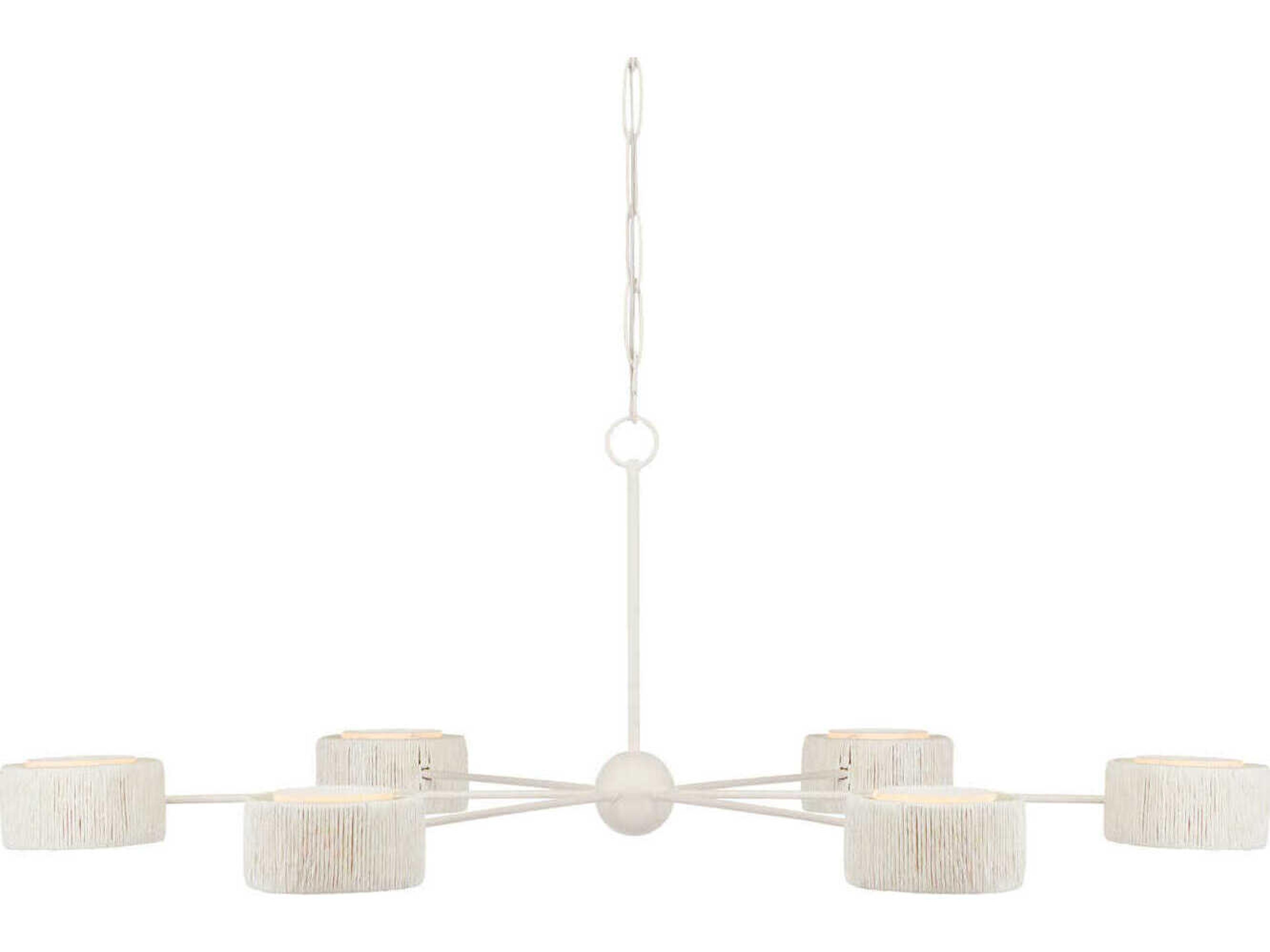 Monreale 6-Light White LED Chandelier