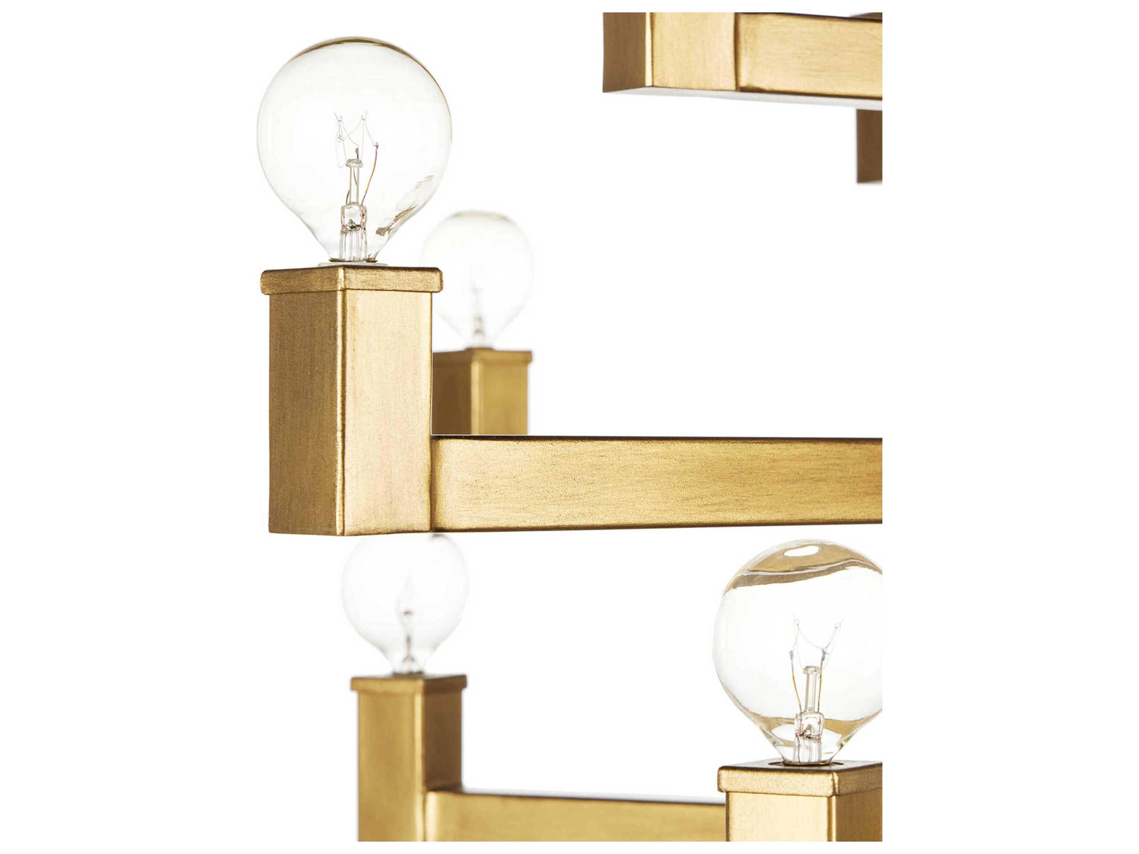 Currey & Company Andre 52-Light Brass Linear Tiered Chandelier