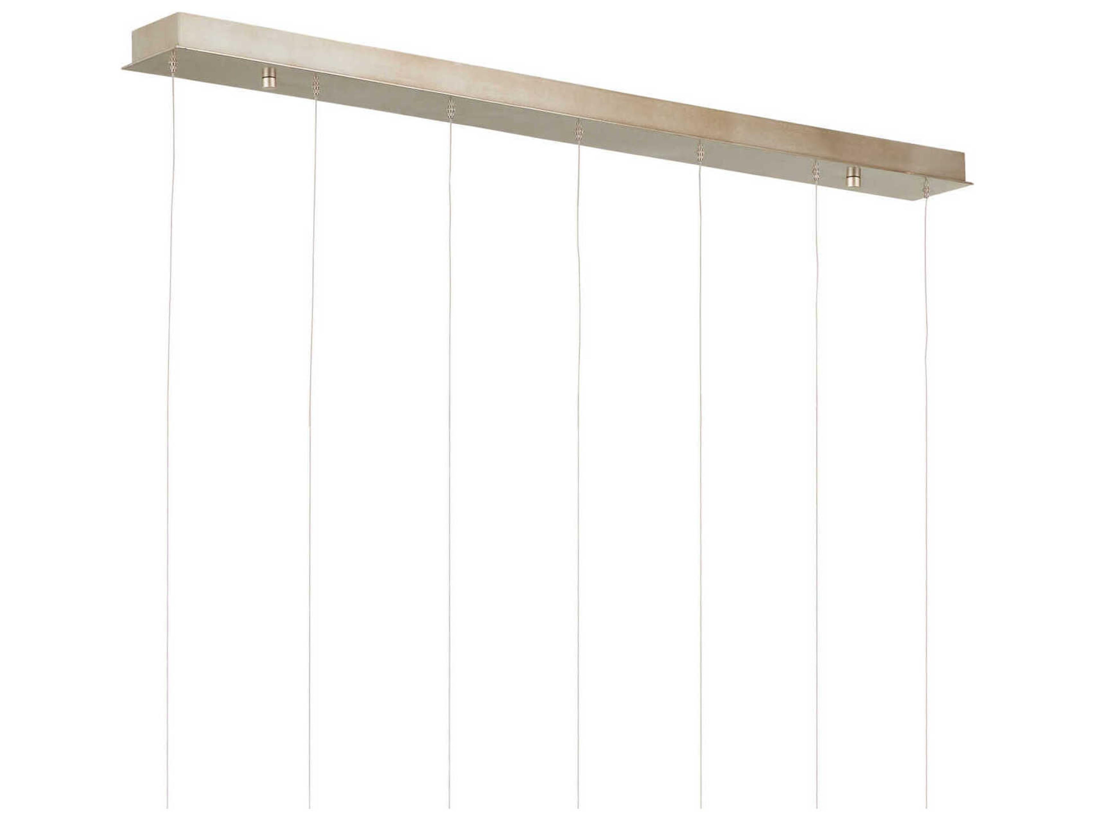 Currey & Company Lazio 7-Light Natural Stone Silver Brown Globe Tiered Island Pendant