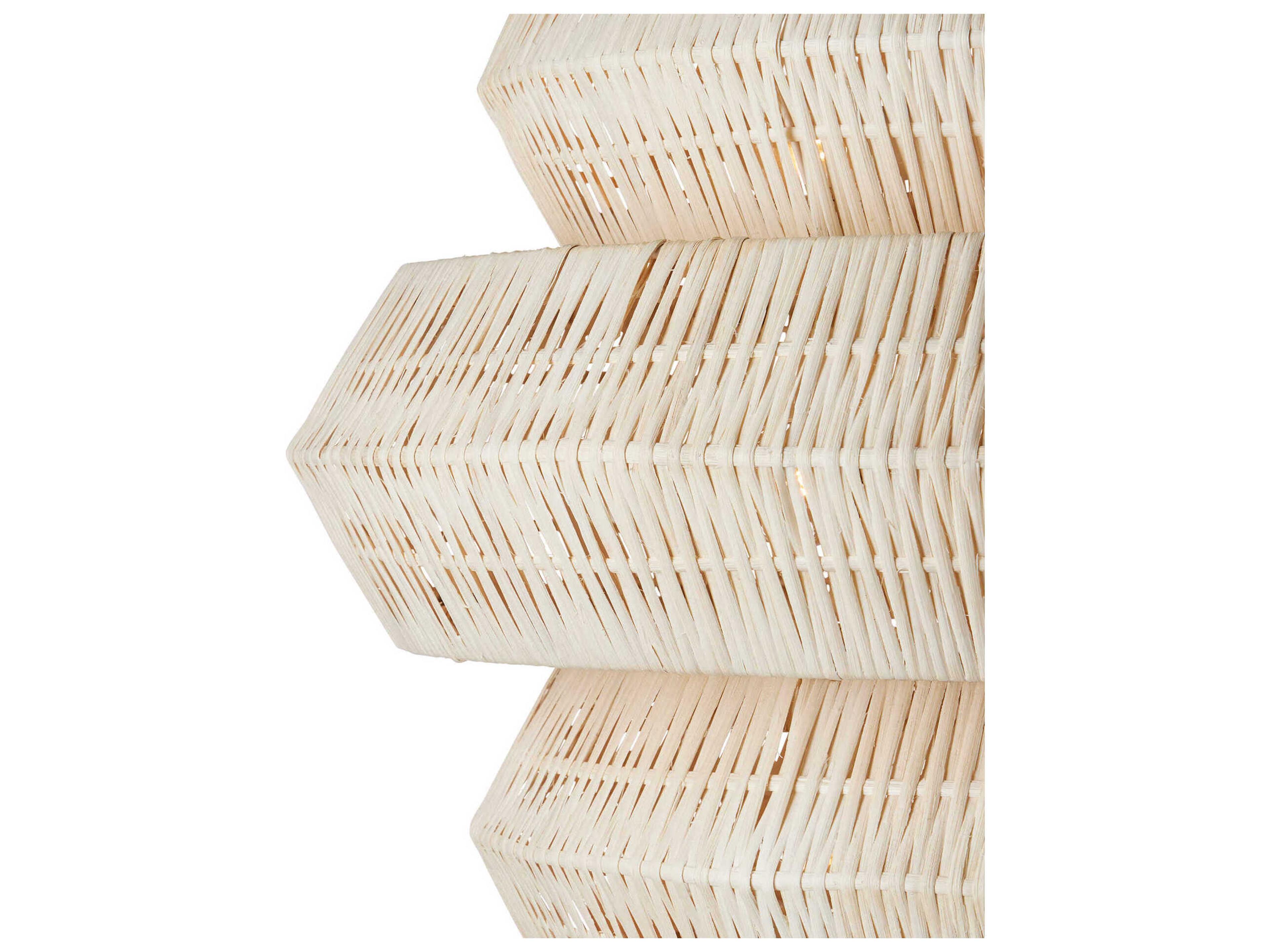 Currey & Company Antibes 9-Light Bleached Snow White Chandelier