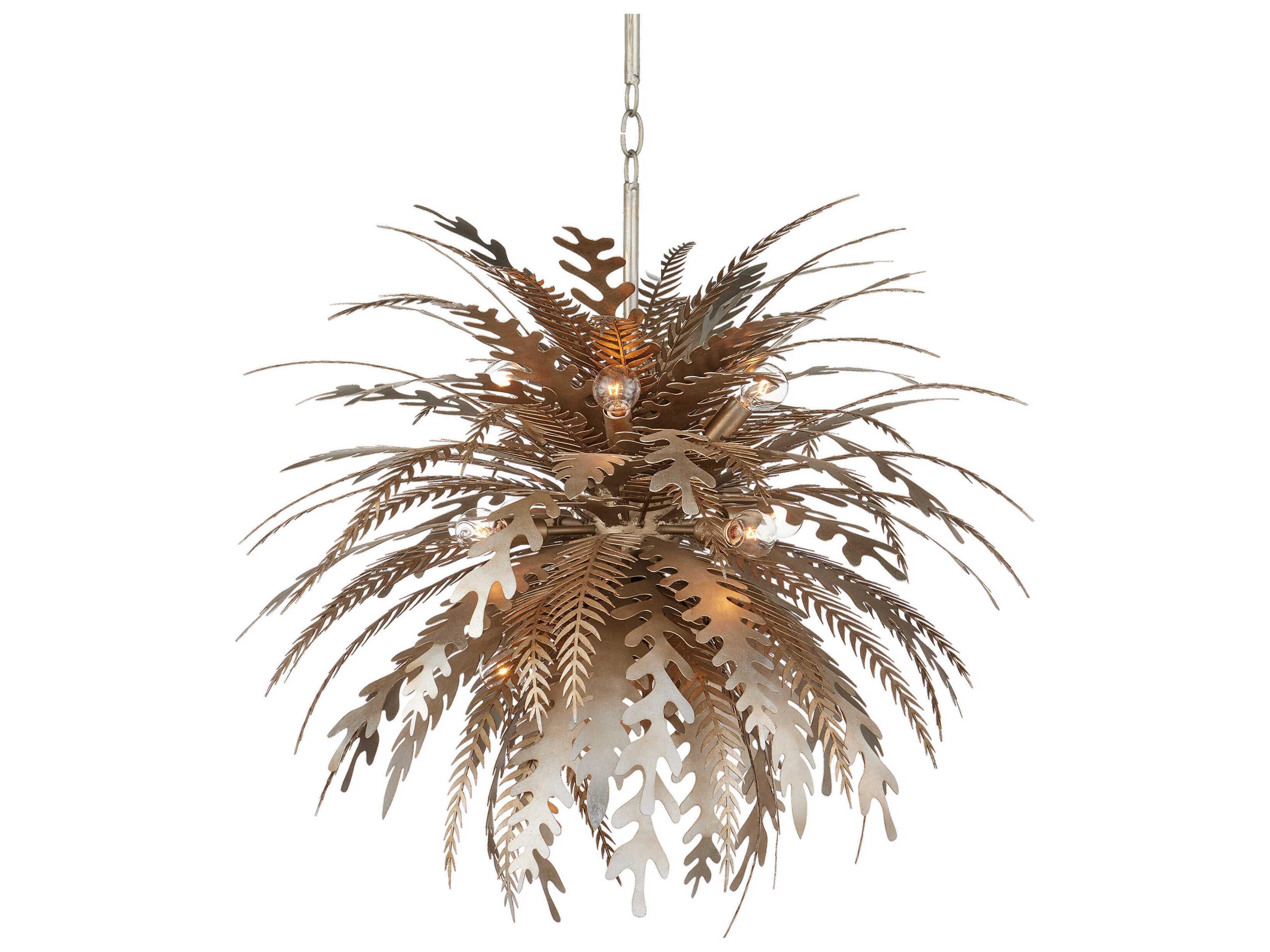 Abyssinia 12-Light Silver Chandelier