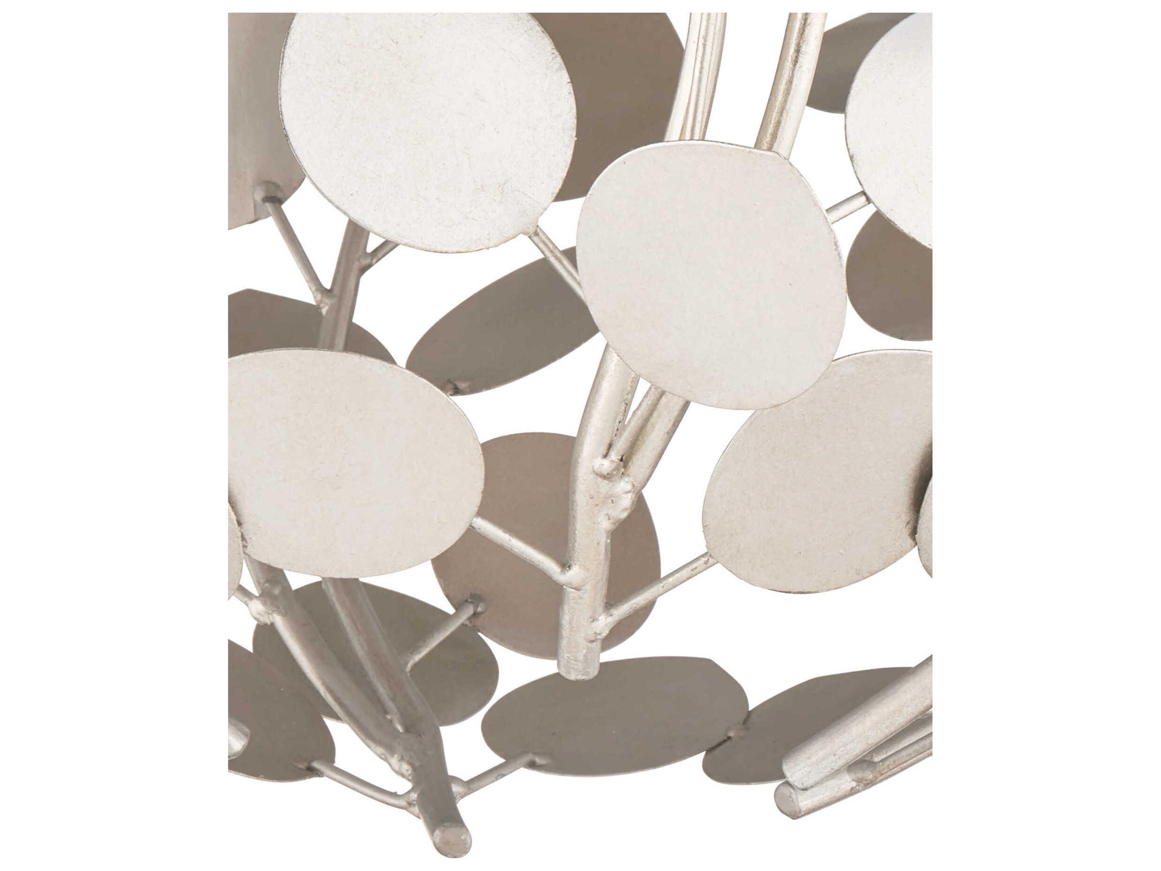 Currey & Company Lunaria 1-Light Silver Pendant