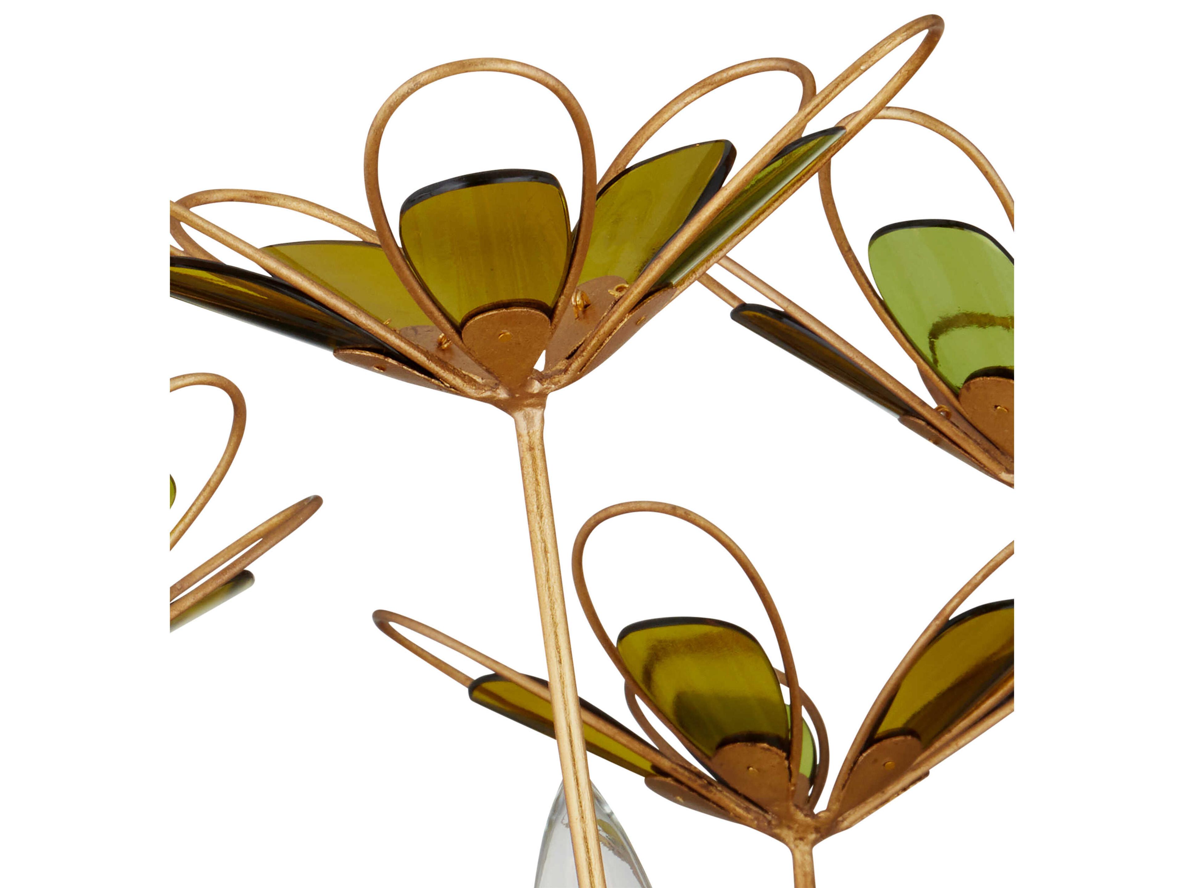 Currey & Company Midsummer 9-Light Gold Chandelier