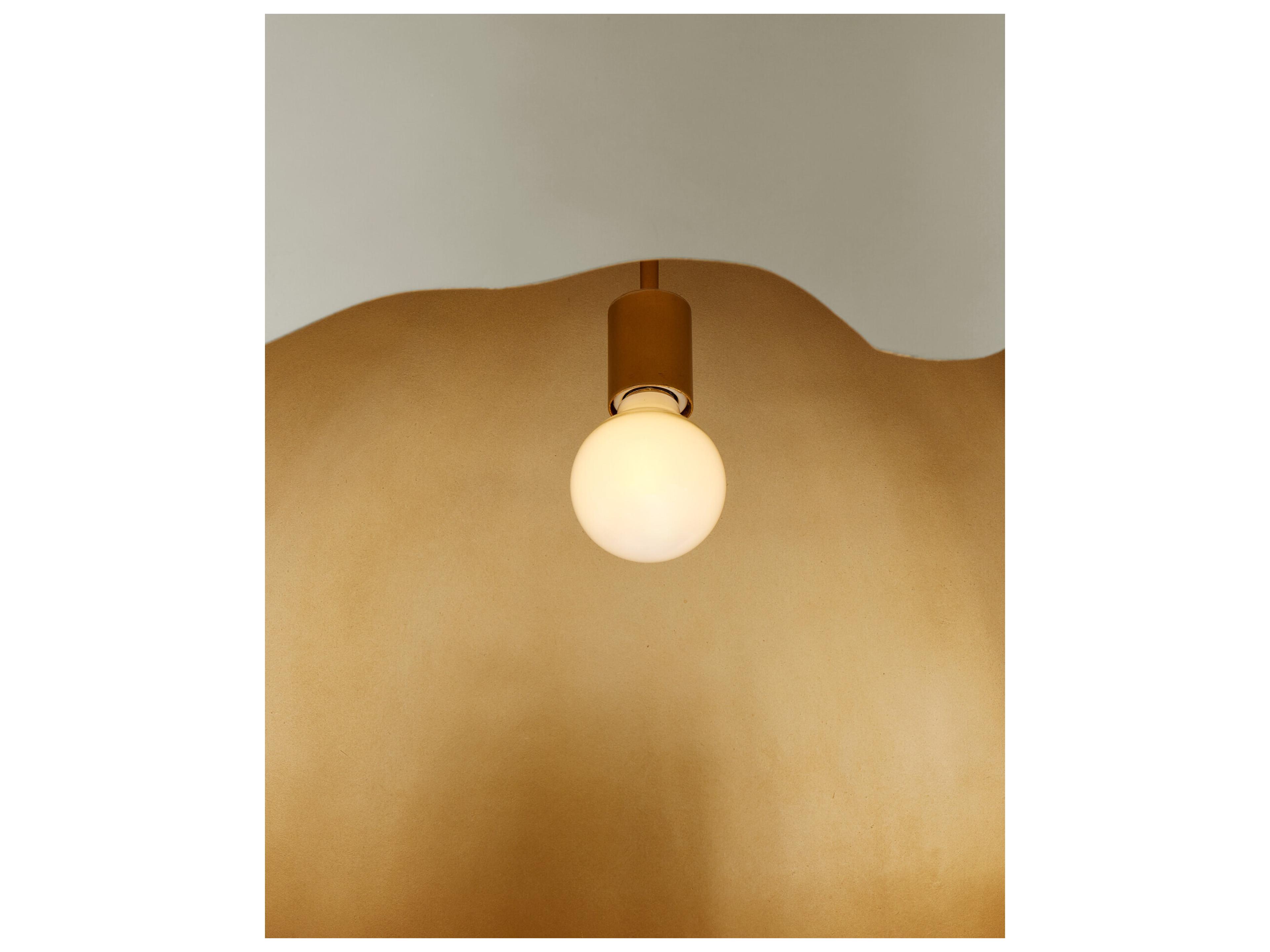 Currey & Company Tamago 1-Light Smoky Olive Contemporary Gold Gray Dome Pendant