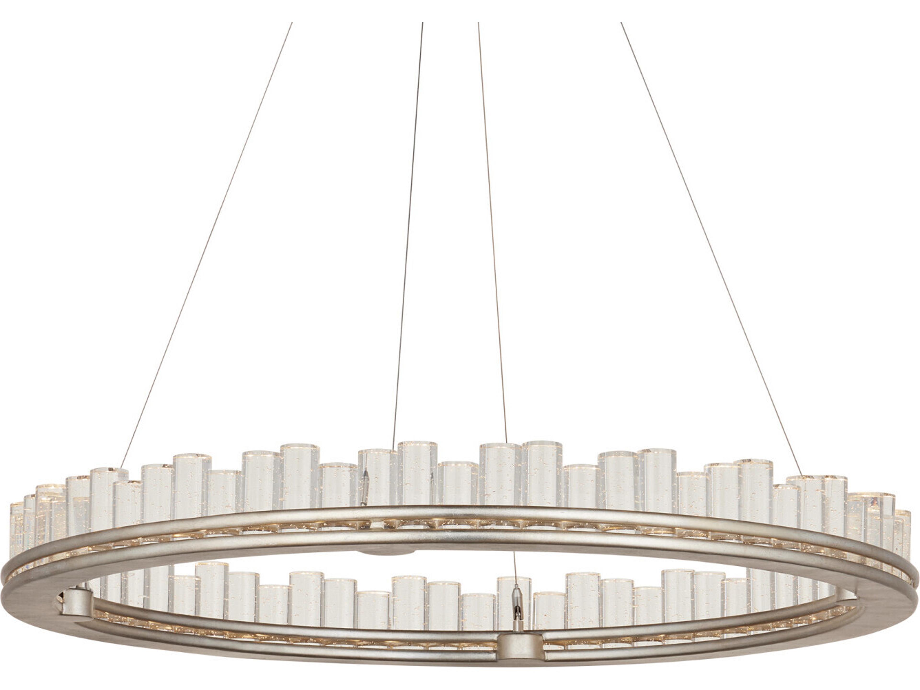 Currey & Company Pleiades 1-Light Silver Round Chandelier