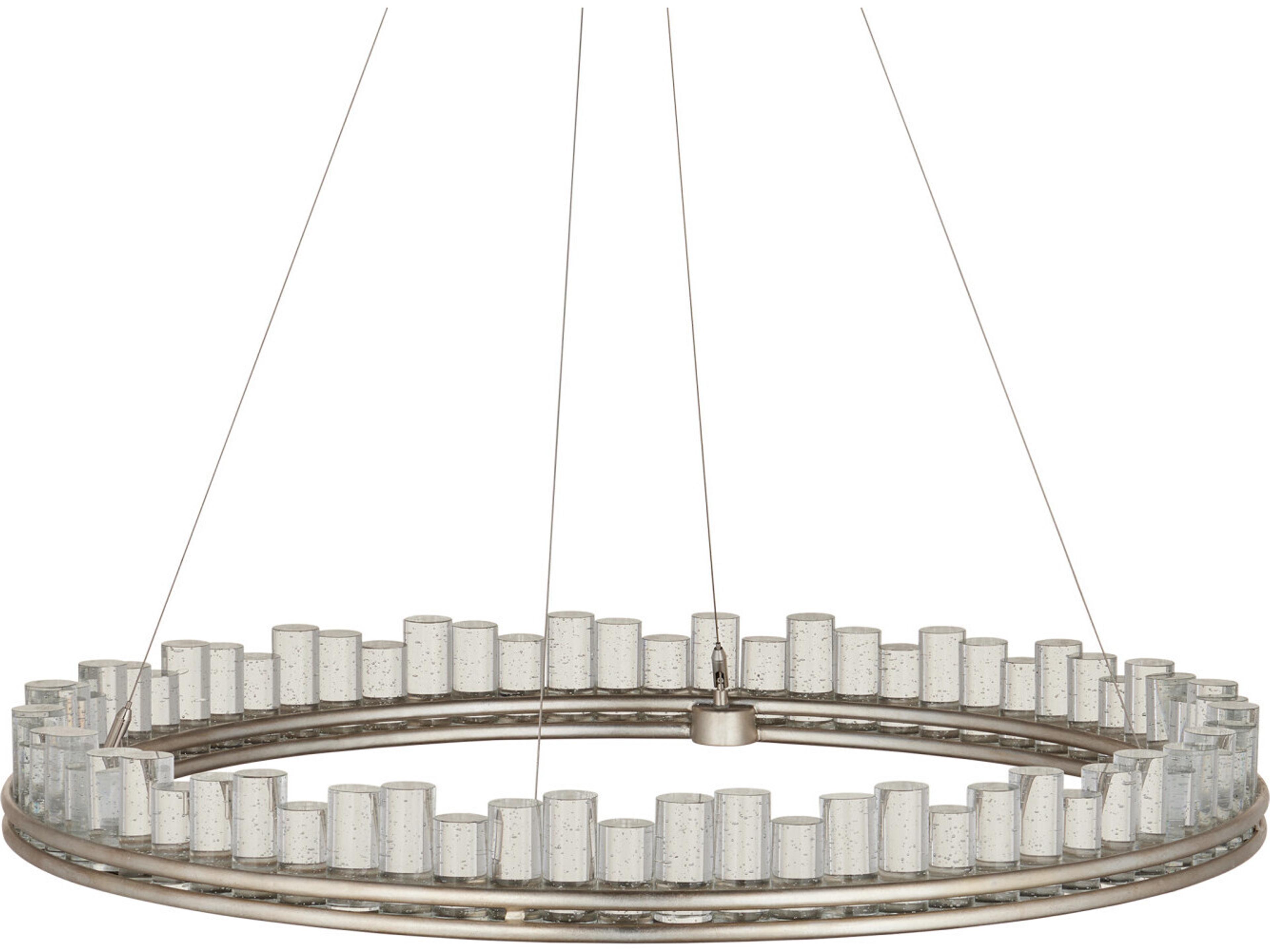 Currey & Company Pleiades 1-Light Silver Round Chandelier