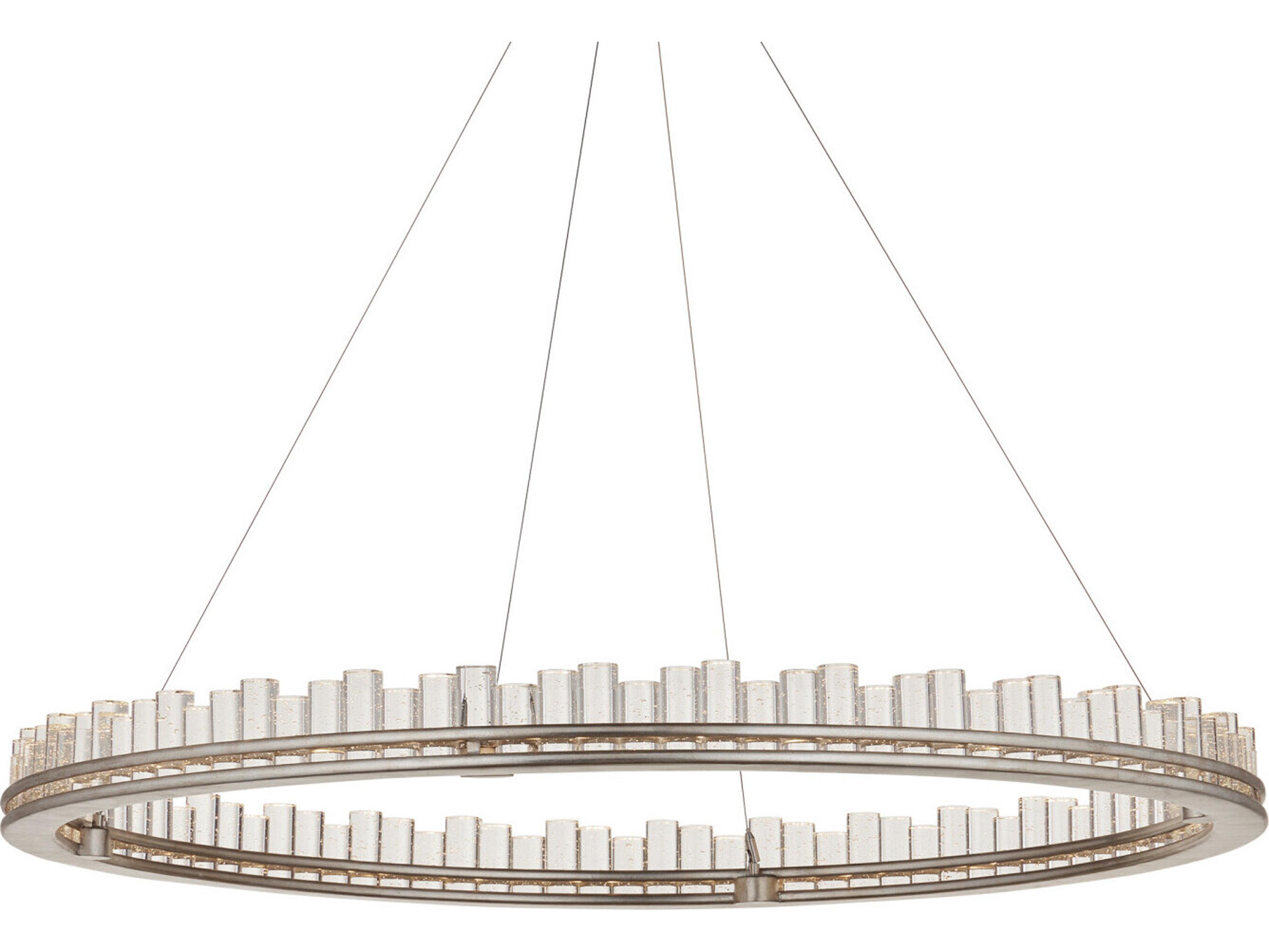 Currey & Company Pleiades 1-Light Silver Round Chandelier