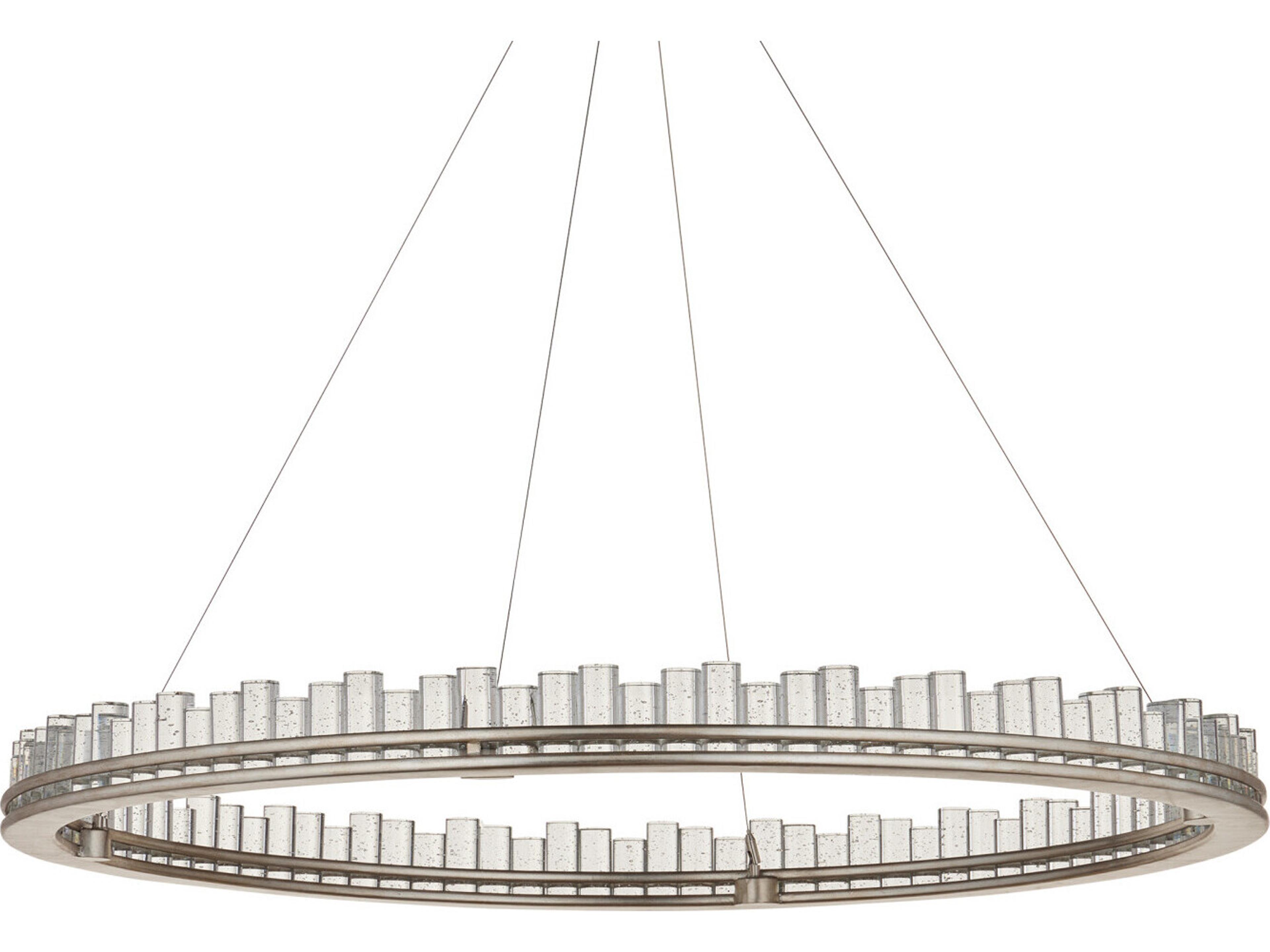 Currey & Company Pleiades 1-Light Silver Round Chandelier