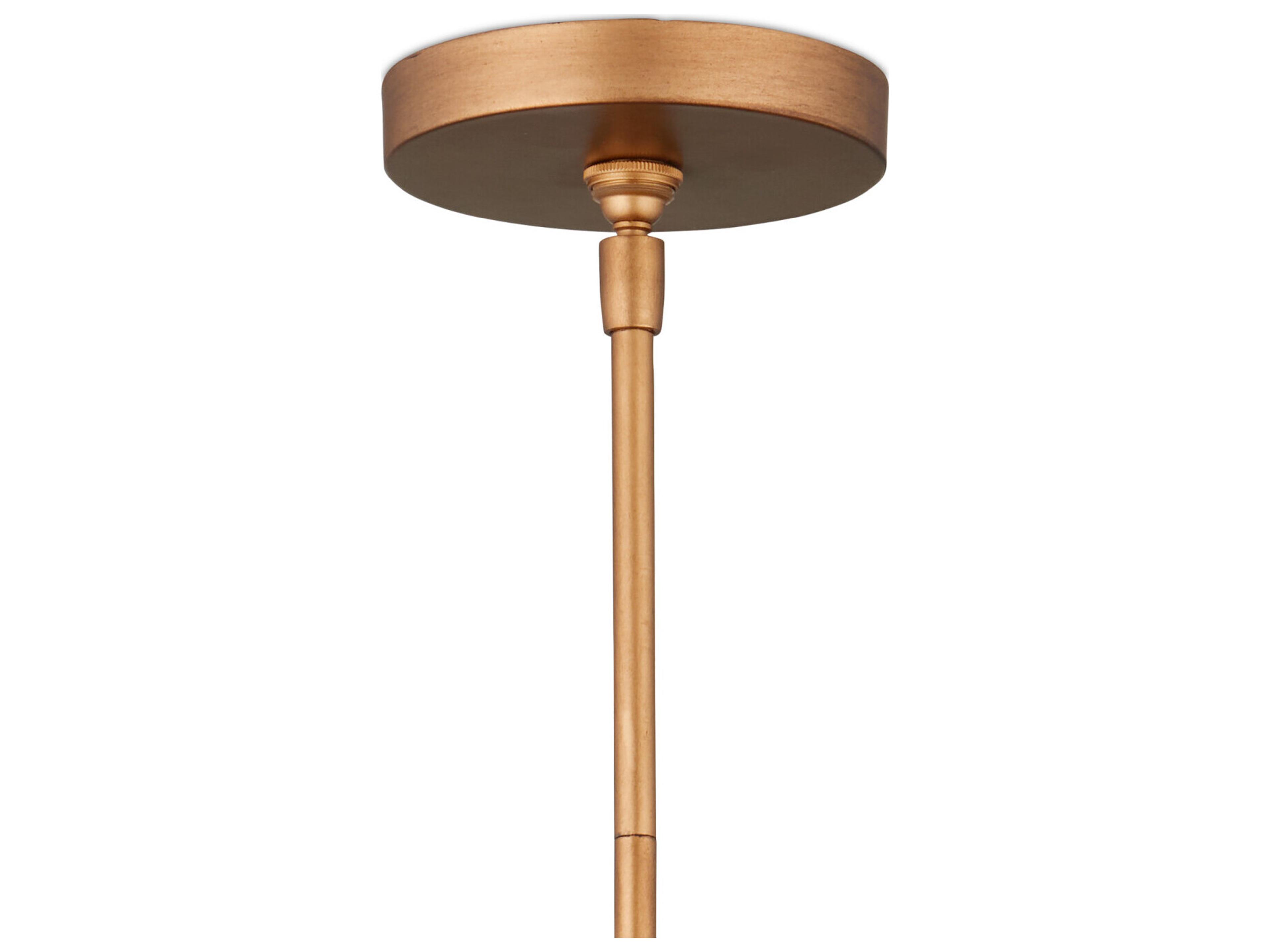 Currey & Company Midsummer 1-Light Brass Pendant