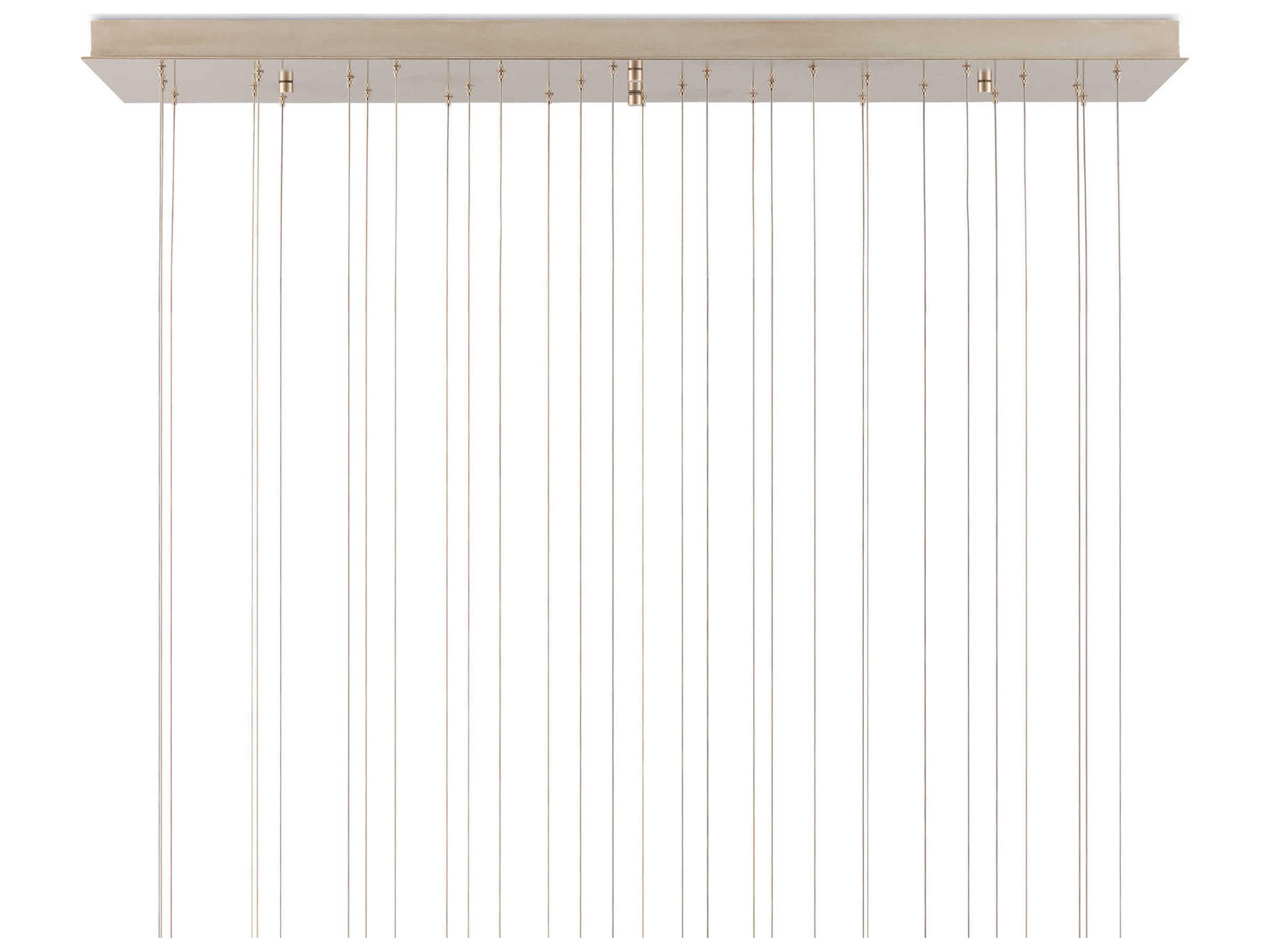 Currey & Company Posh 30-Light Textured White Island Pendant