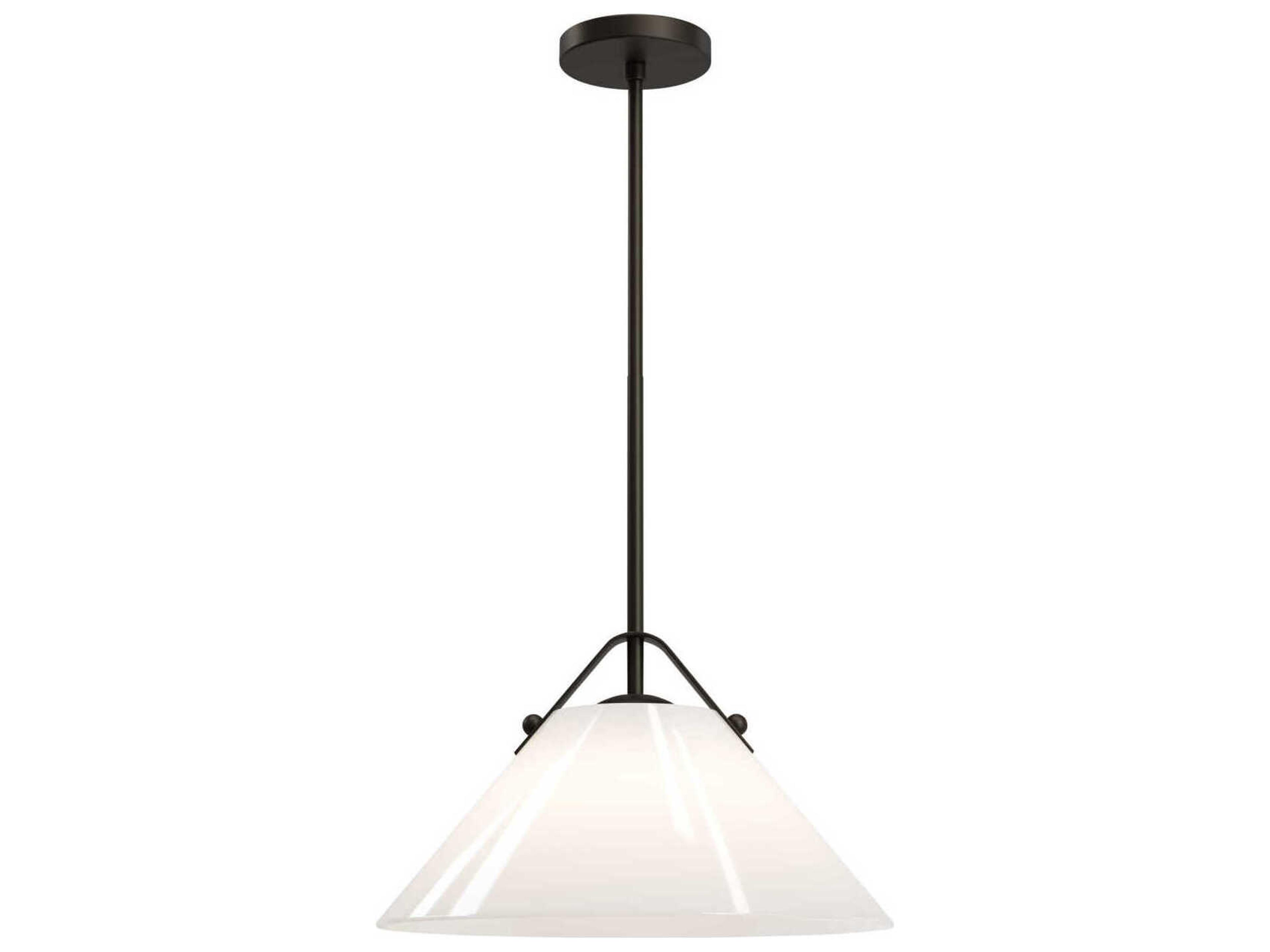 Currey & Company Bronwen 1-Light Oil Rubbed Bronze Semi Flush Mount