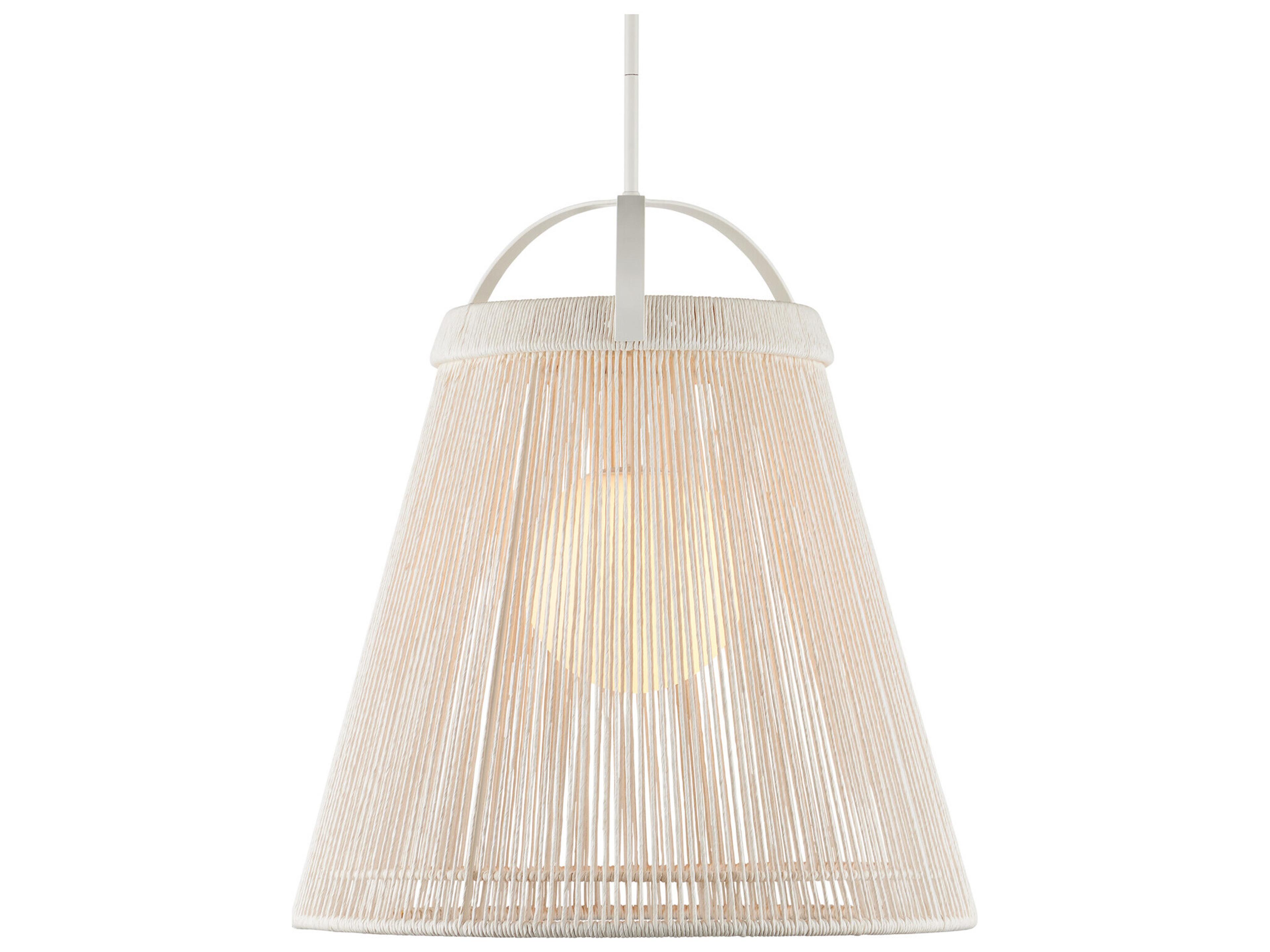 Parnell 1-Light White Pendant