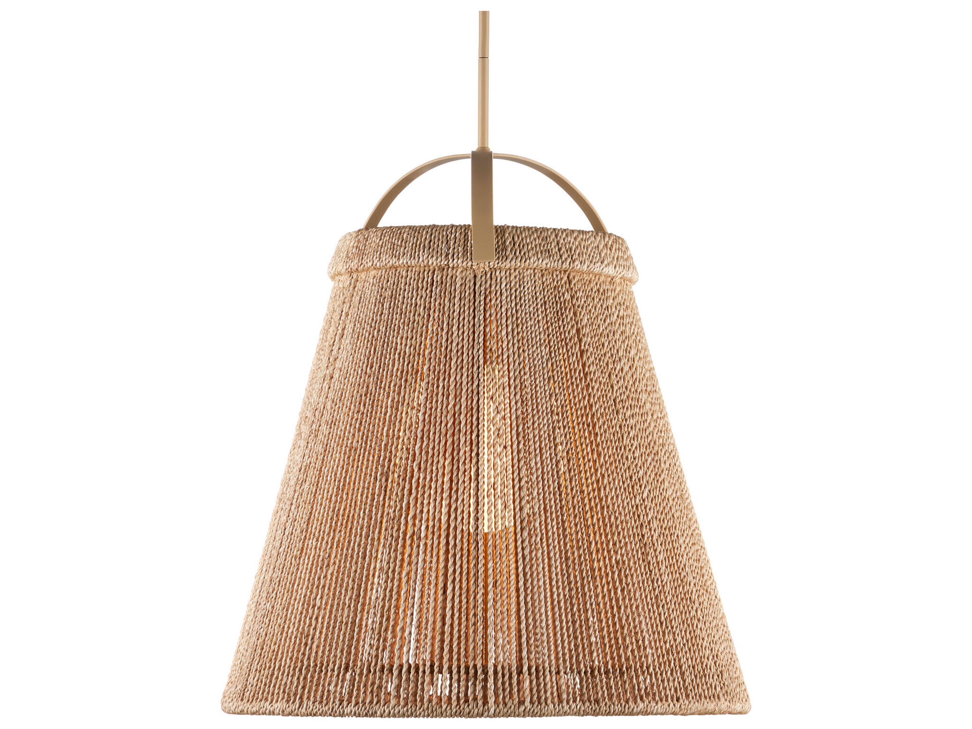Parnell 1-Light Natural Beige Pendant