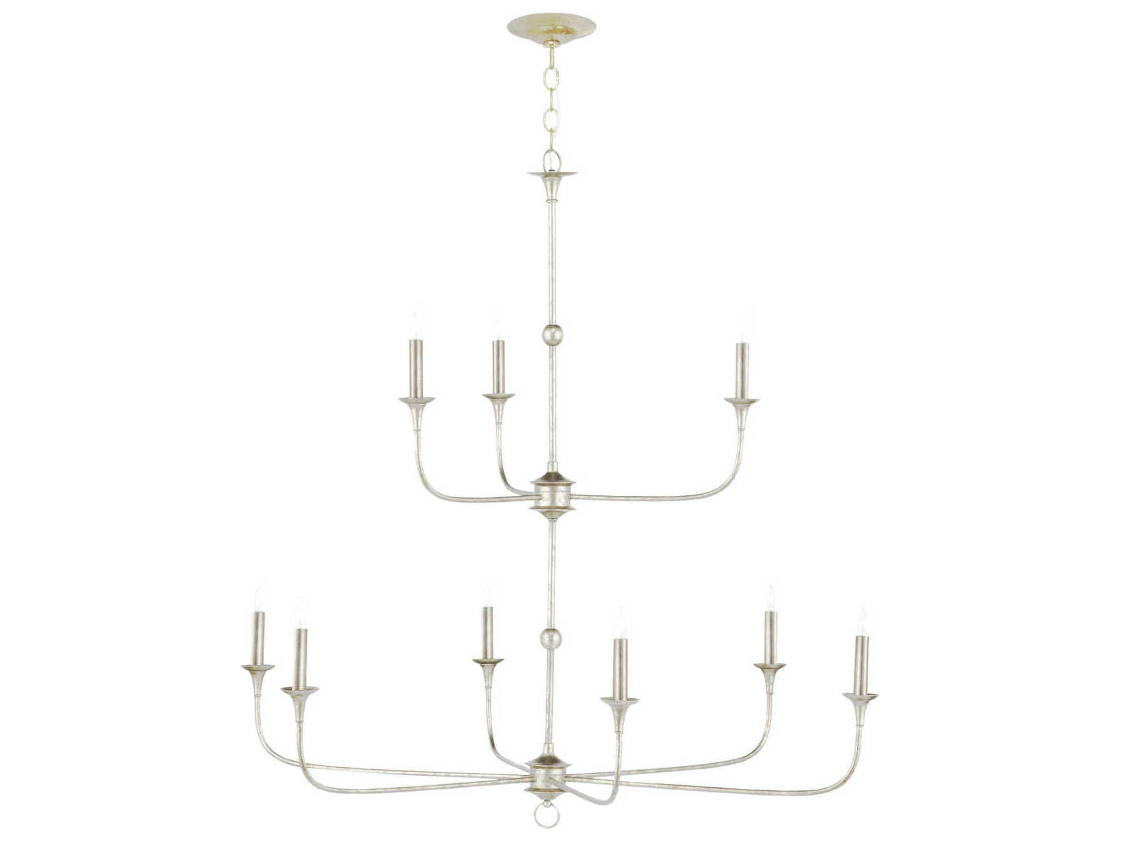 Currey & Company Nottaway 9-Light Champagne Chandelier