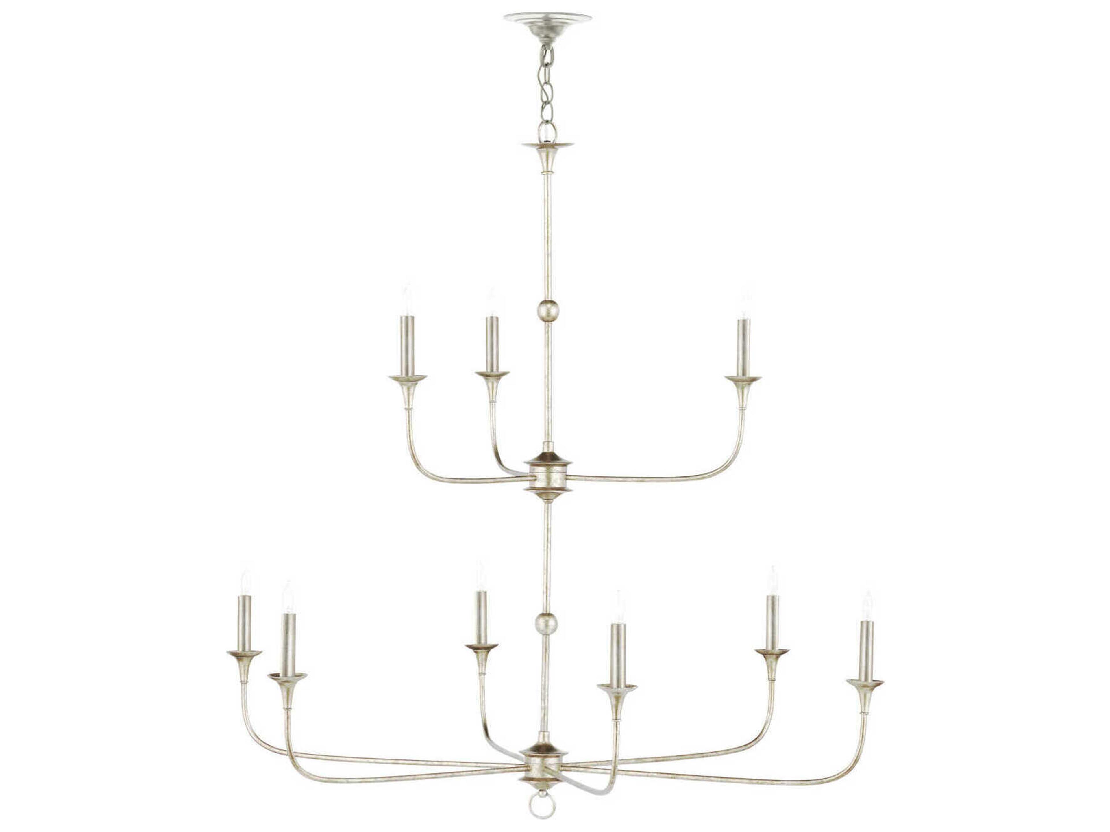 Currey & Company Nottaway 9-Light Champagne Chandelier