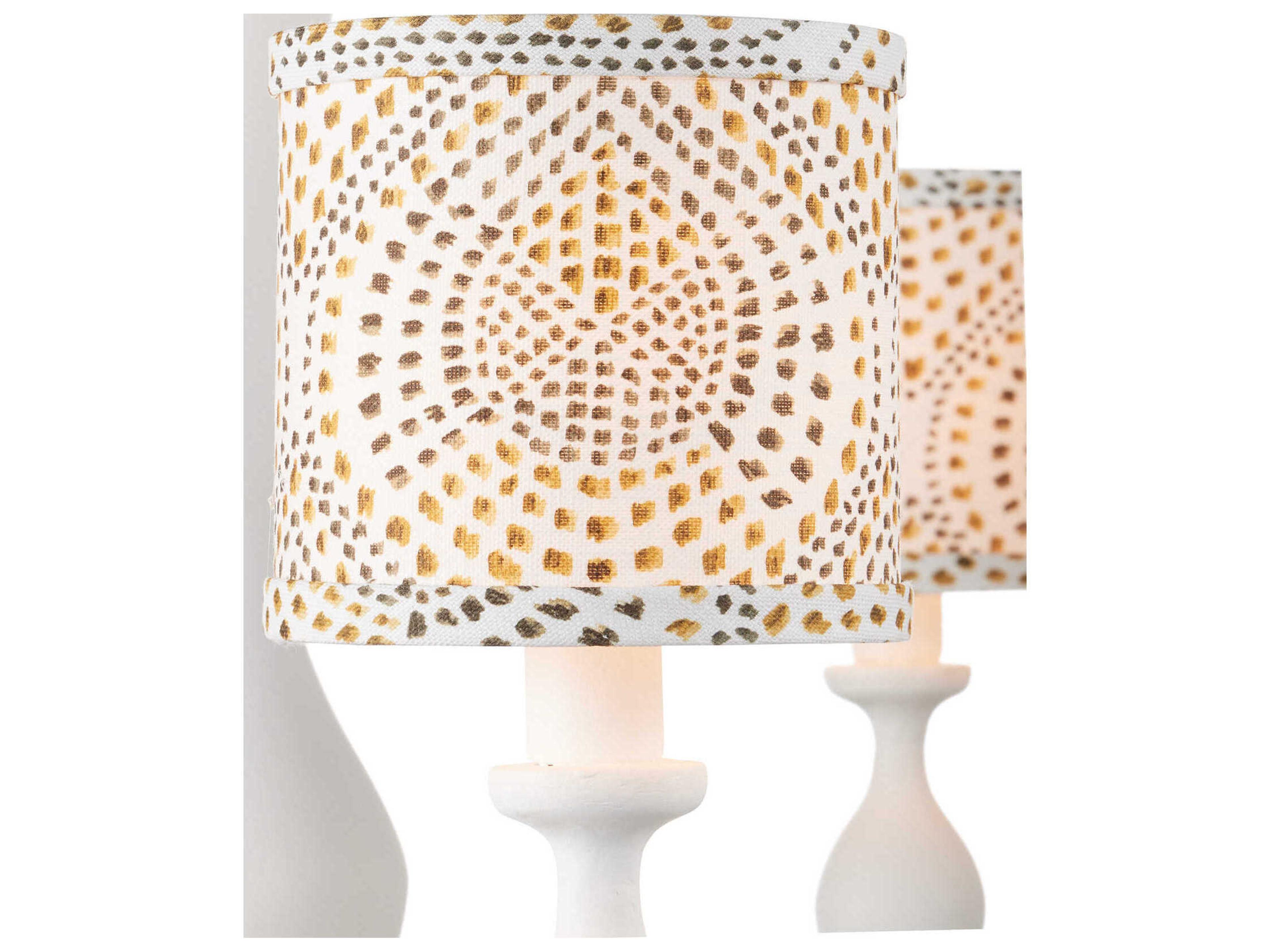 Currey & Company Ludwig 8-Light Gesso White Chandelier