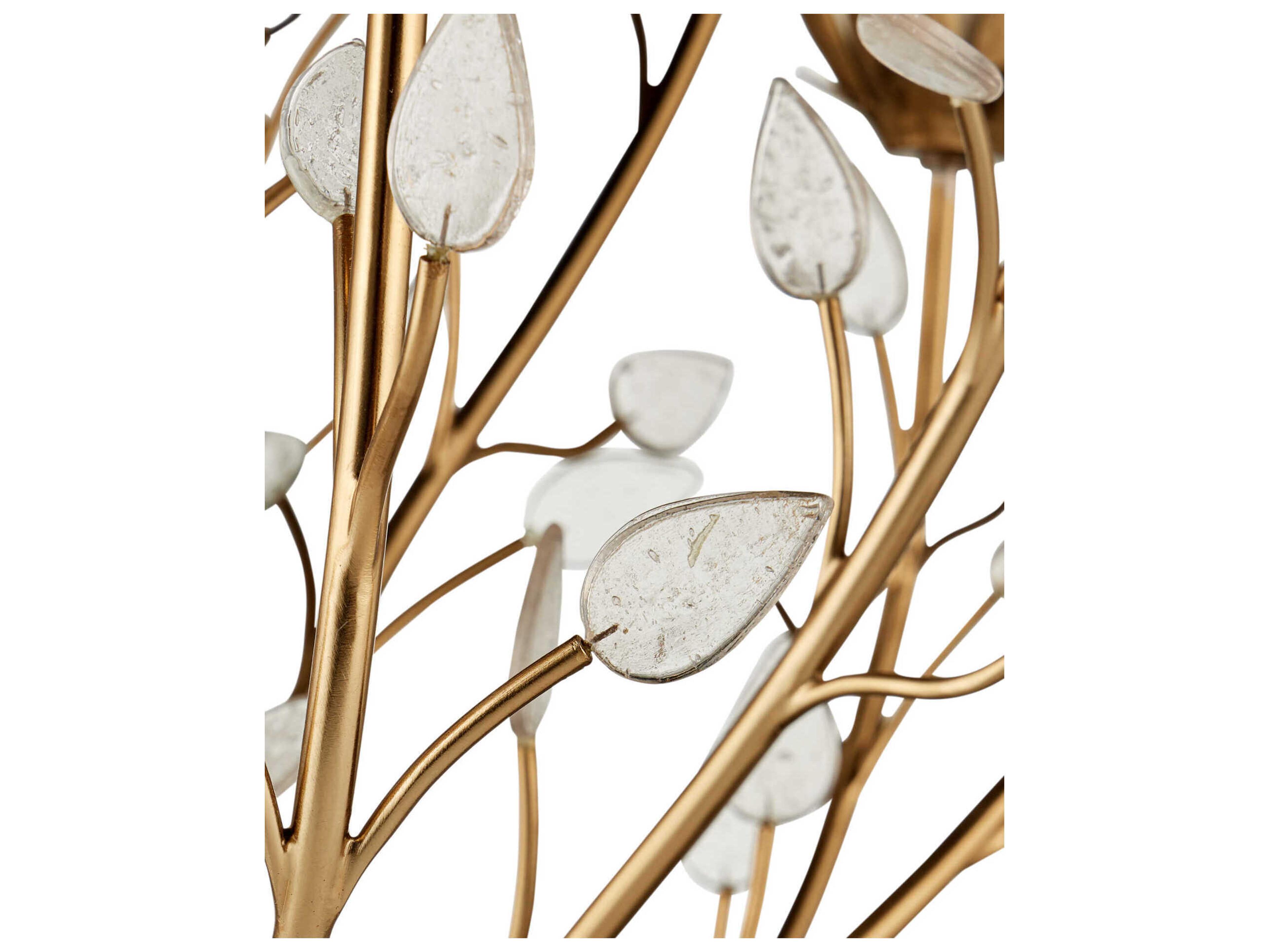 Currey & Company Star Magnolia 15-Light Antique Brass Chandelier