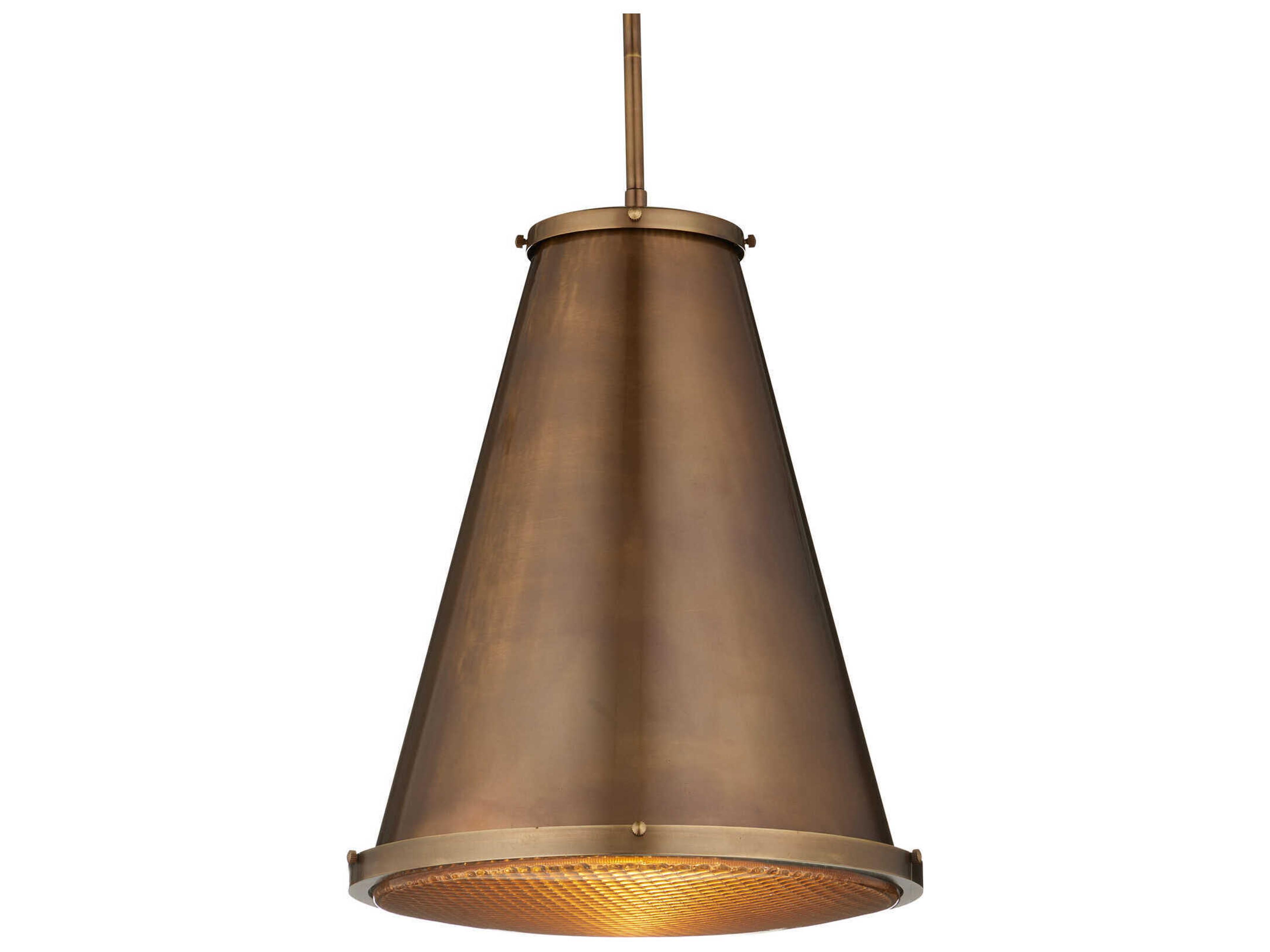 Seafarer 1-Light Antique Brass Pendant