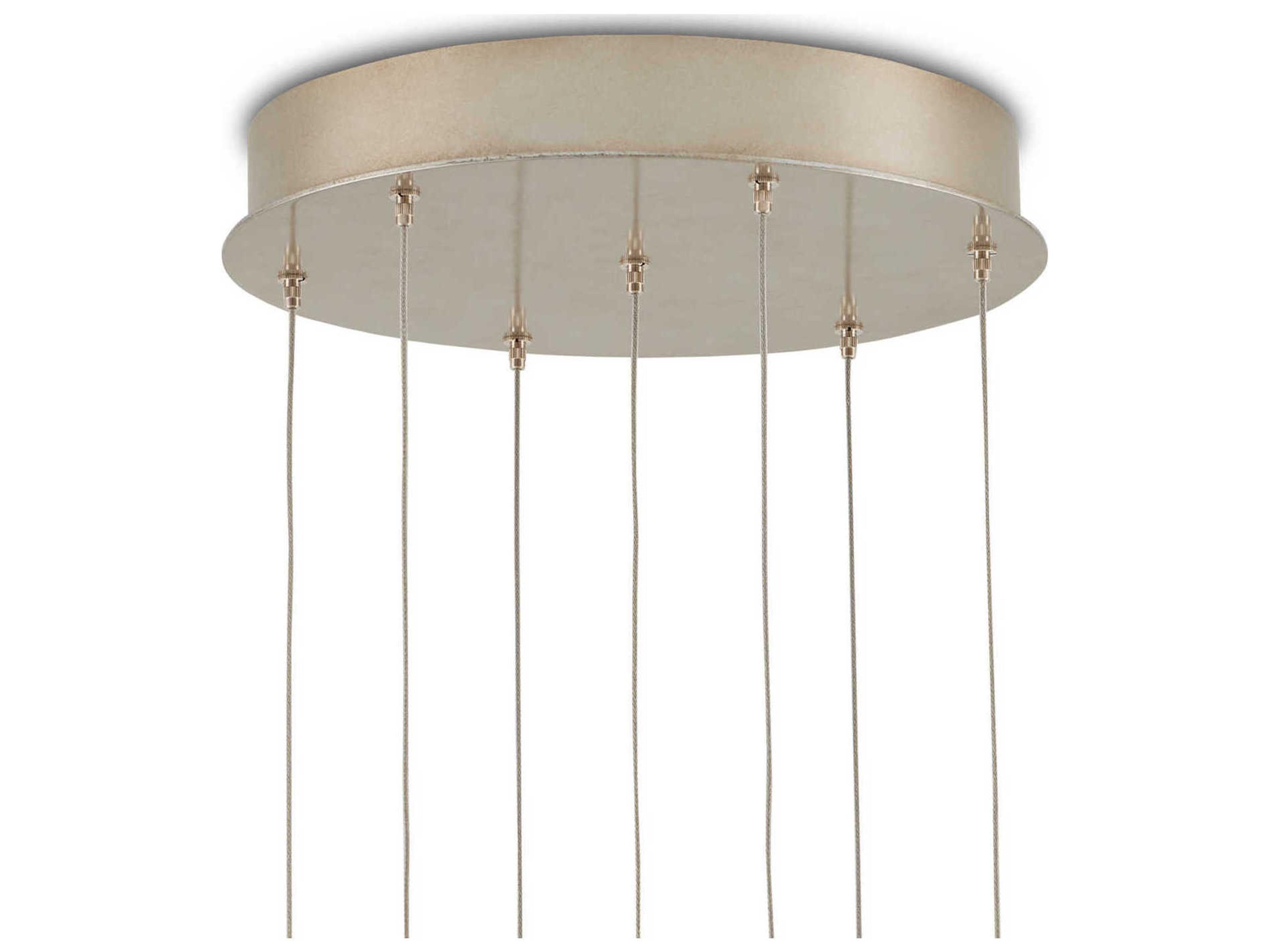 Currey & Company Banyan 7-Light Antique Brass Pendant