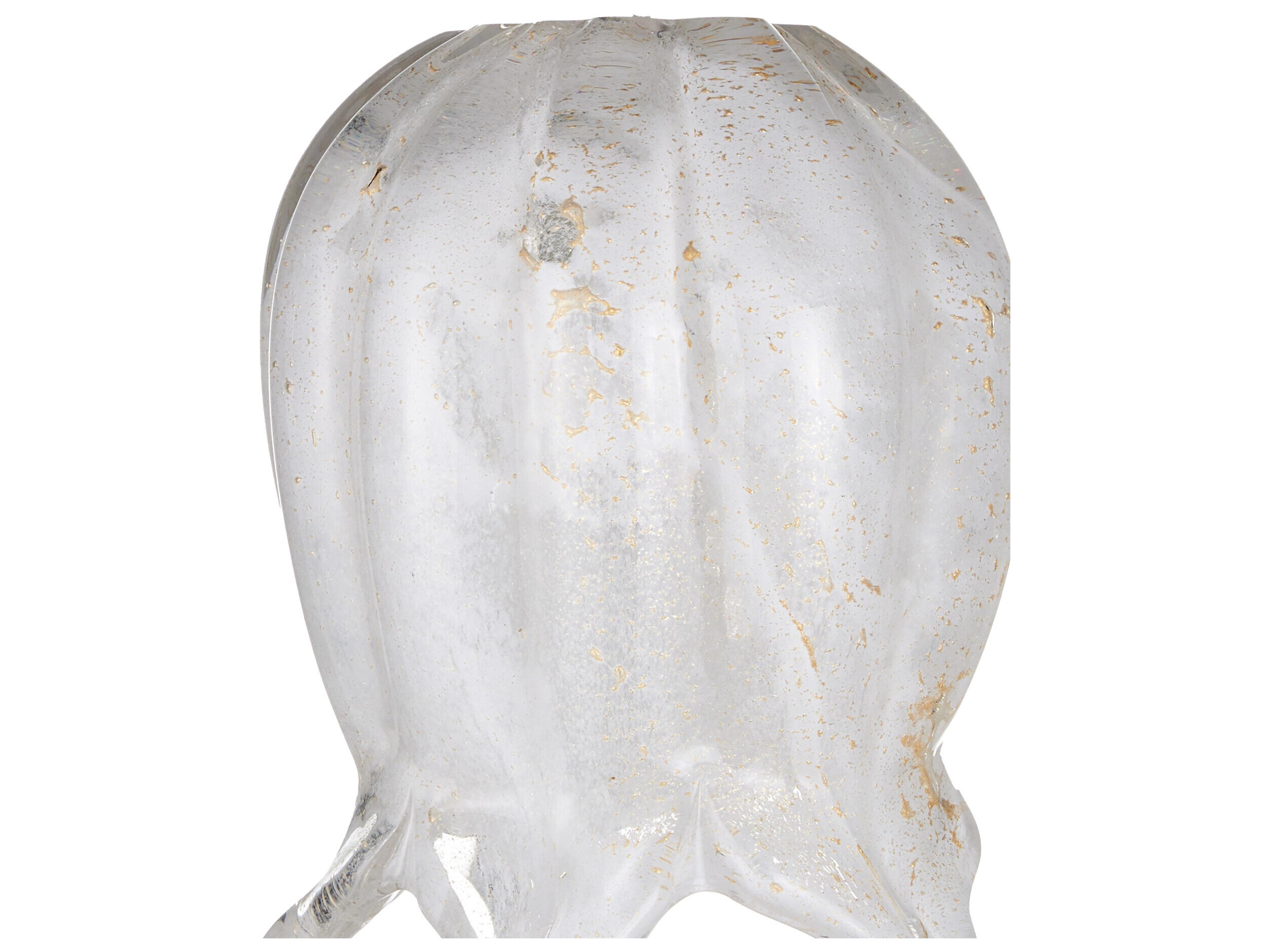 Currey & Company Polpo 3-Light White Silver Mini Pendant