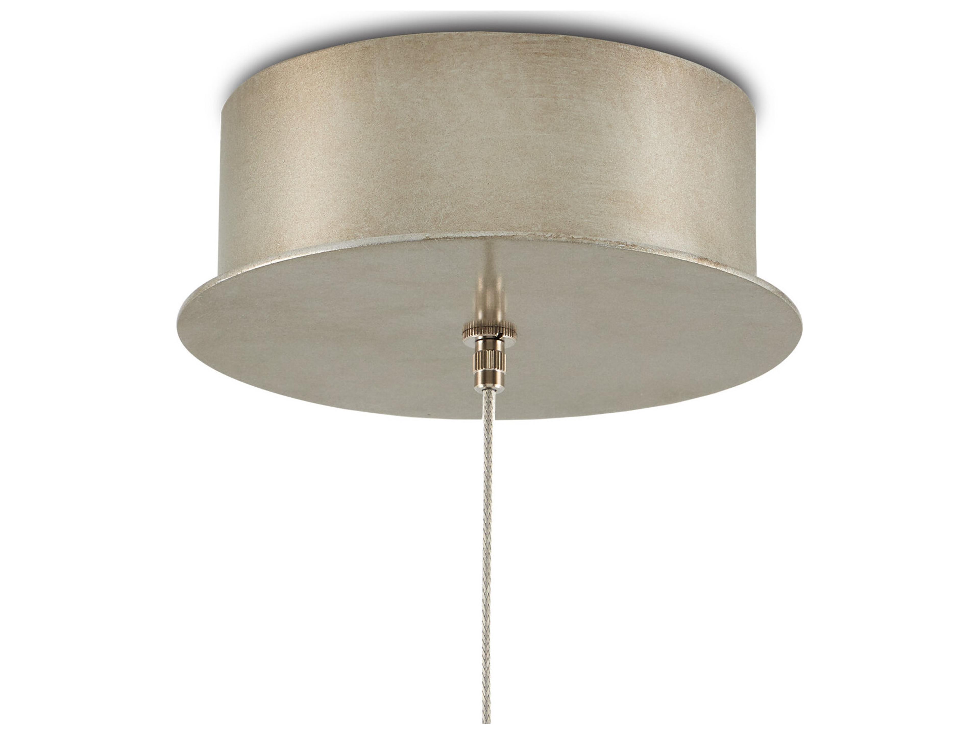 Currey & Company Polpo 1-Light Blue Silver Mini Pendant