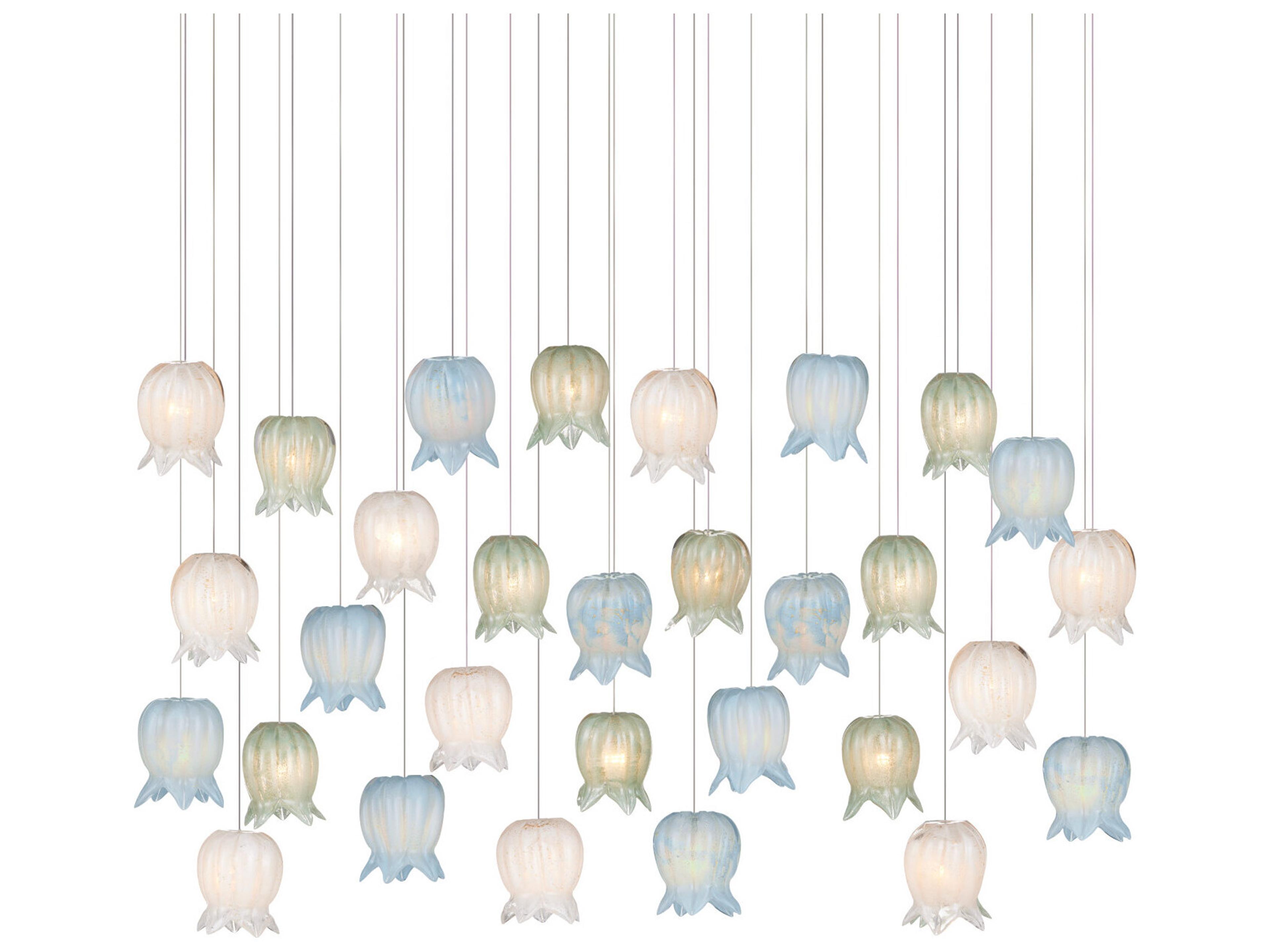 Polpo 30-Light Misto Blue Island Pendant