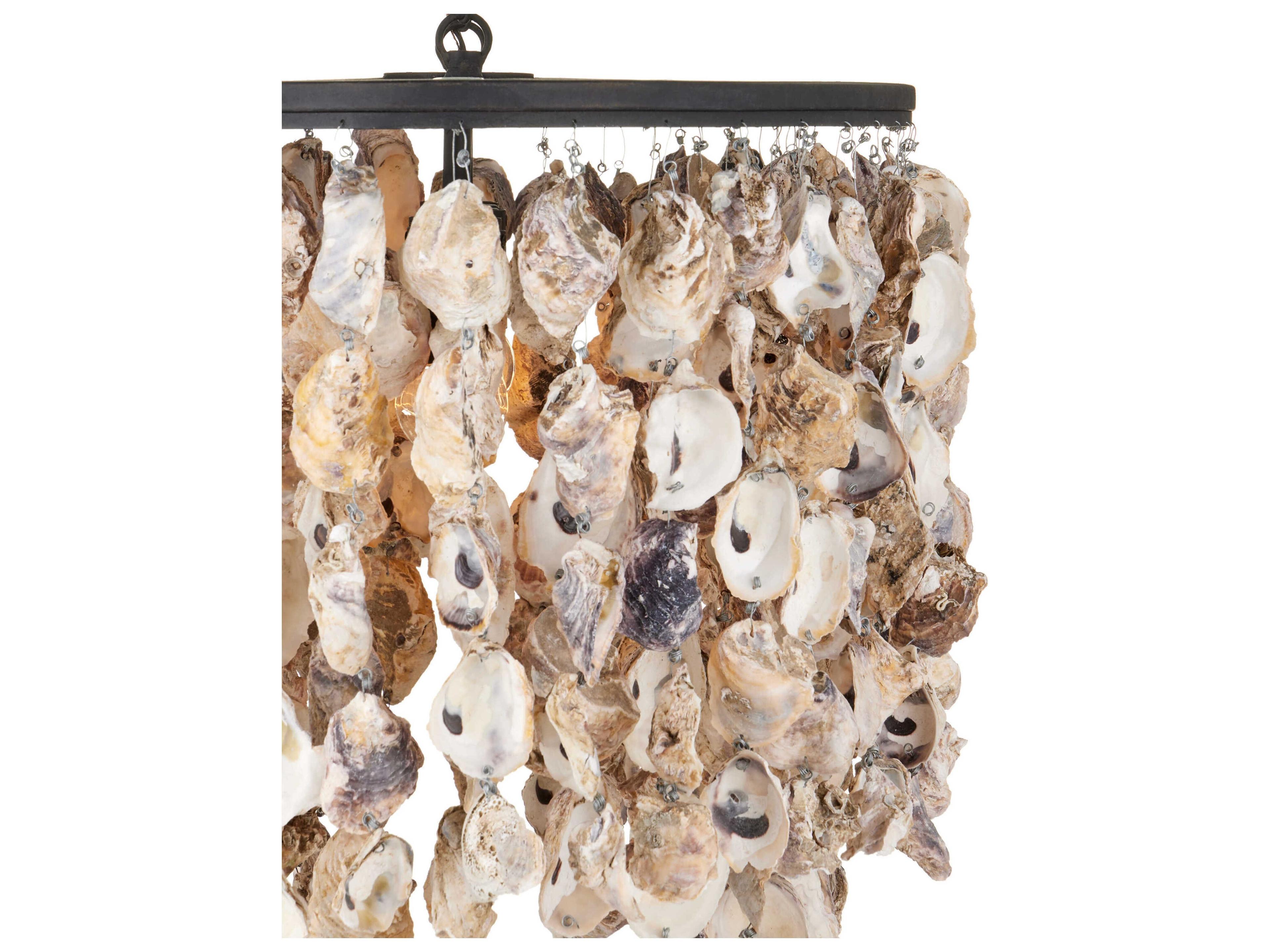 Currey & Company Stillwater 5-Light Blacksmith natural Round Island Pendant