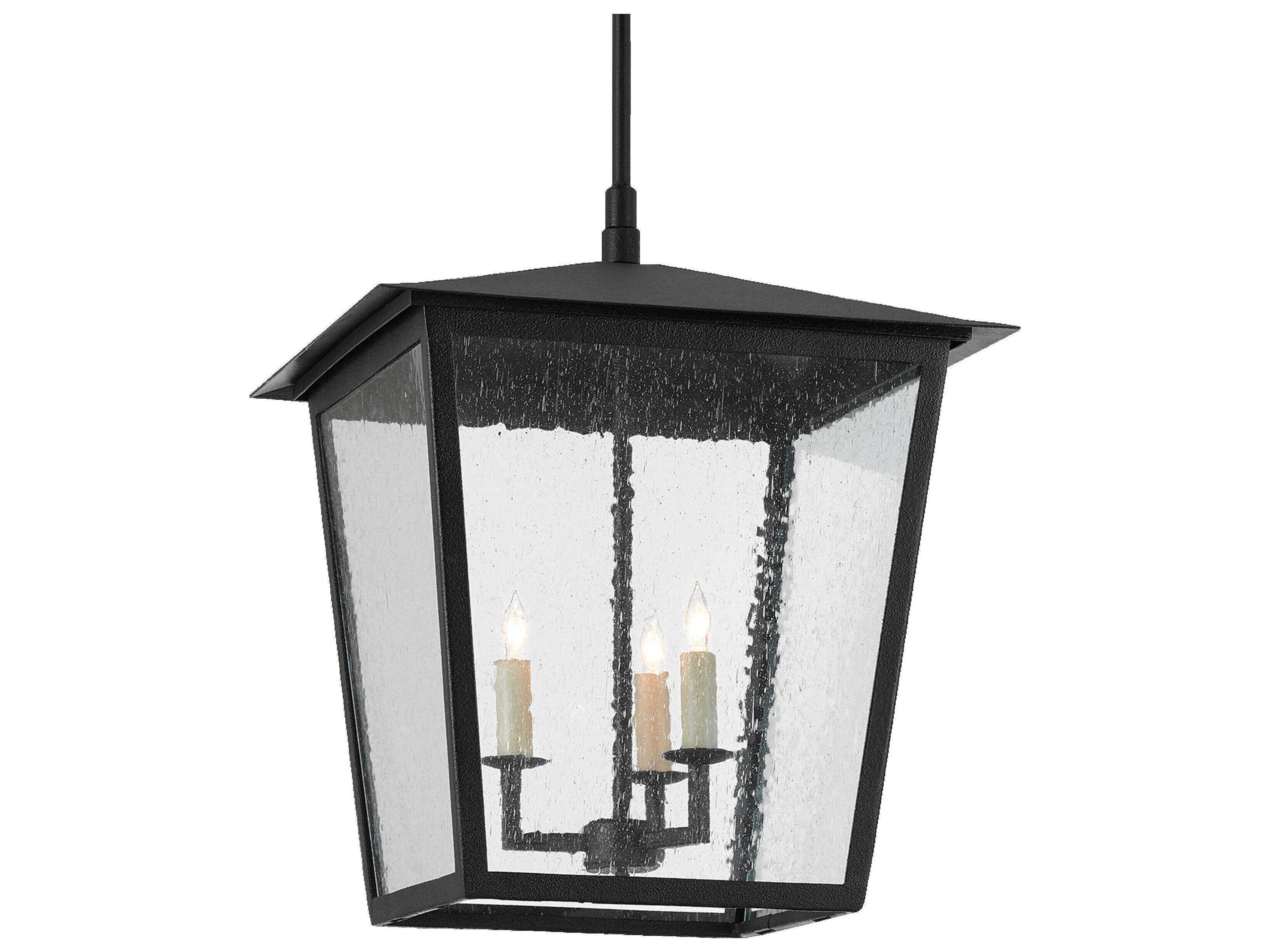 Bening 3 - Light Glass Outdoor Hanging Light