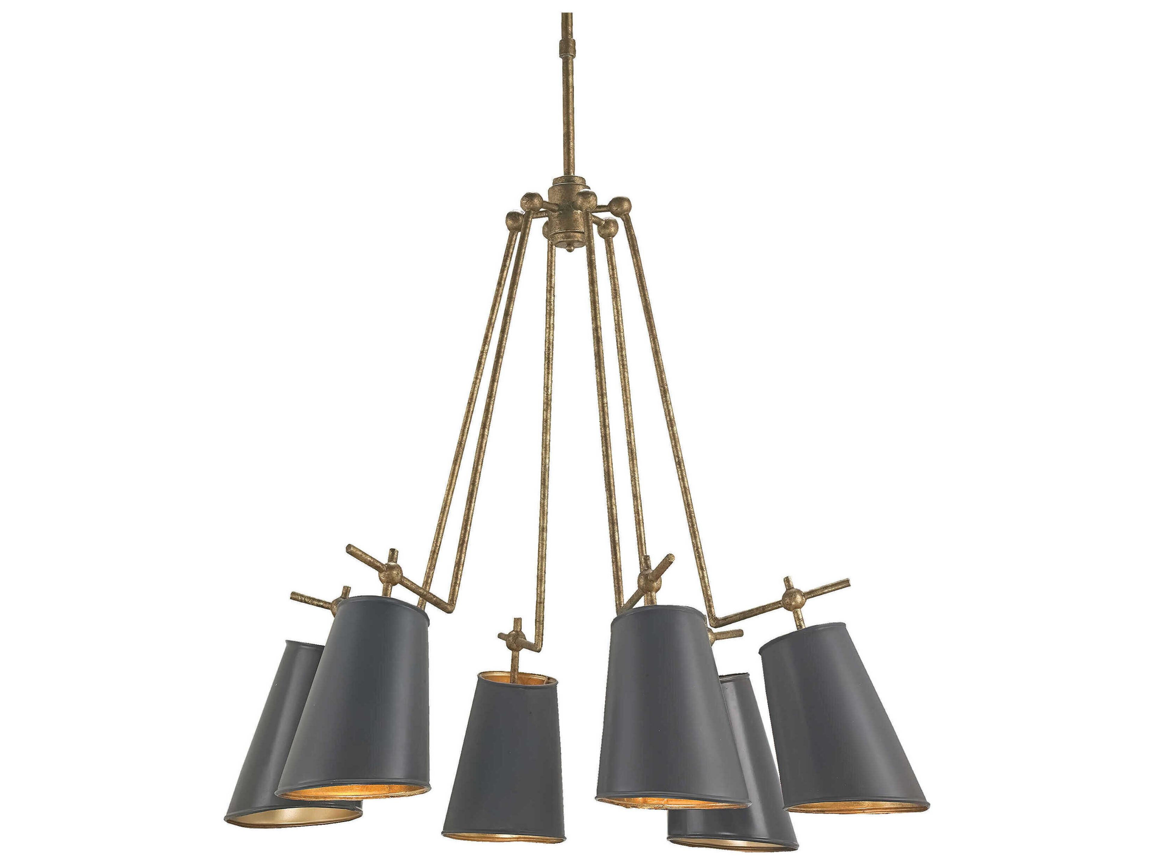 Currey & Company Jean-Louis Gold Empire Chandelier