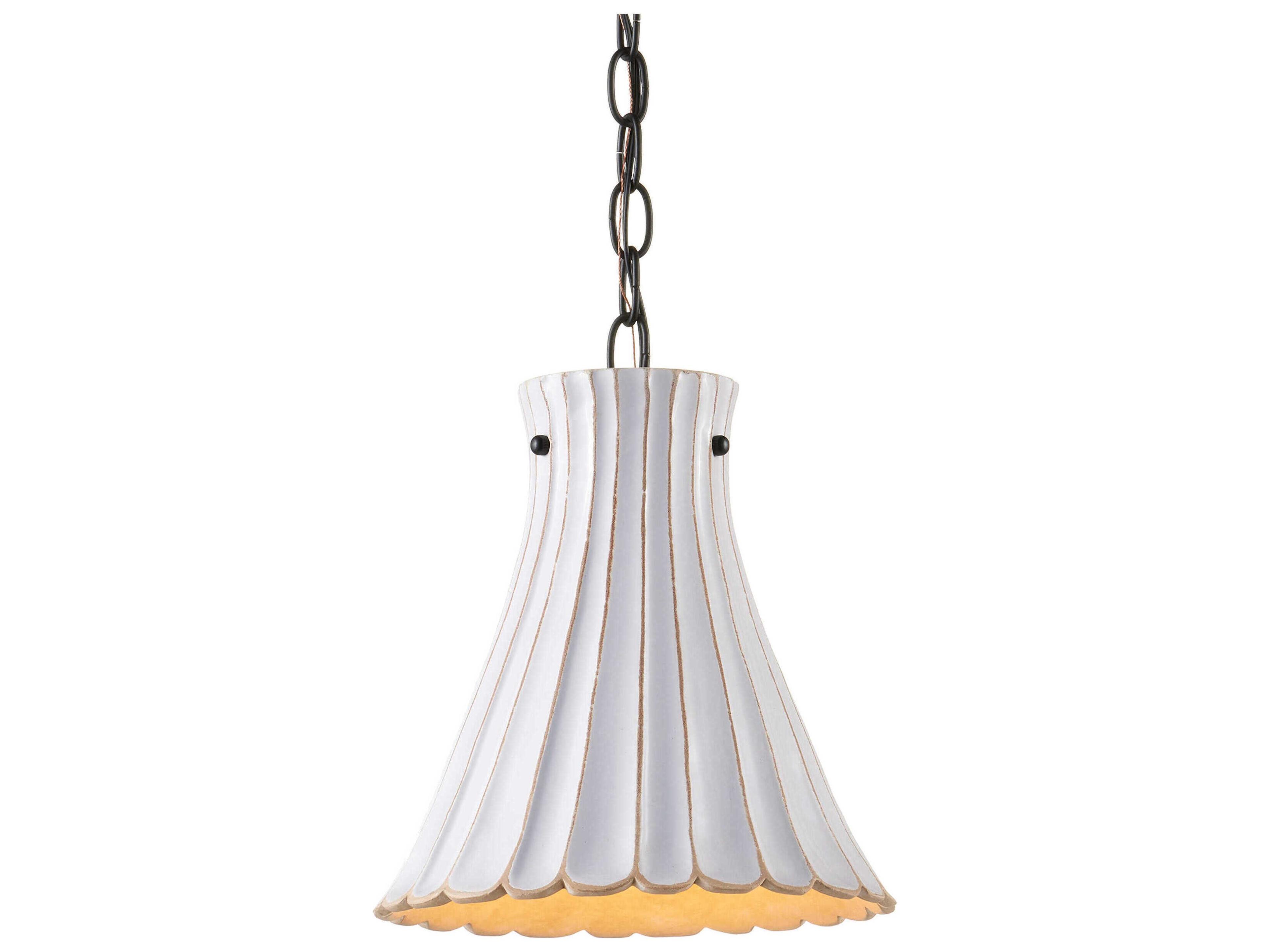 Jazz Pendant Light Modern White Crackle