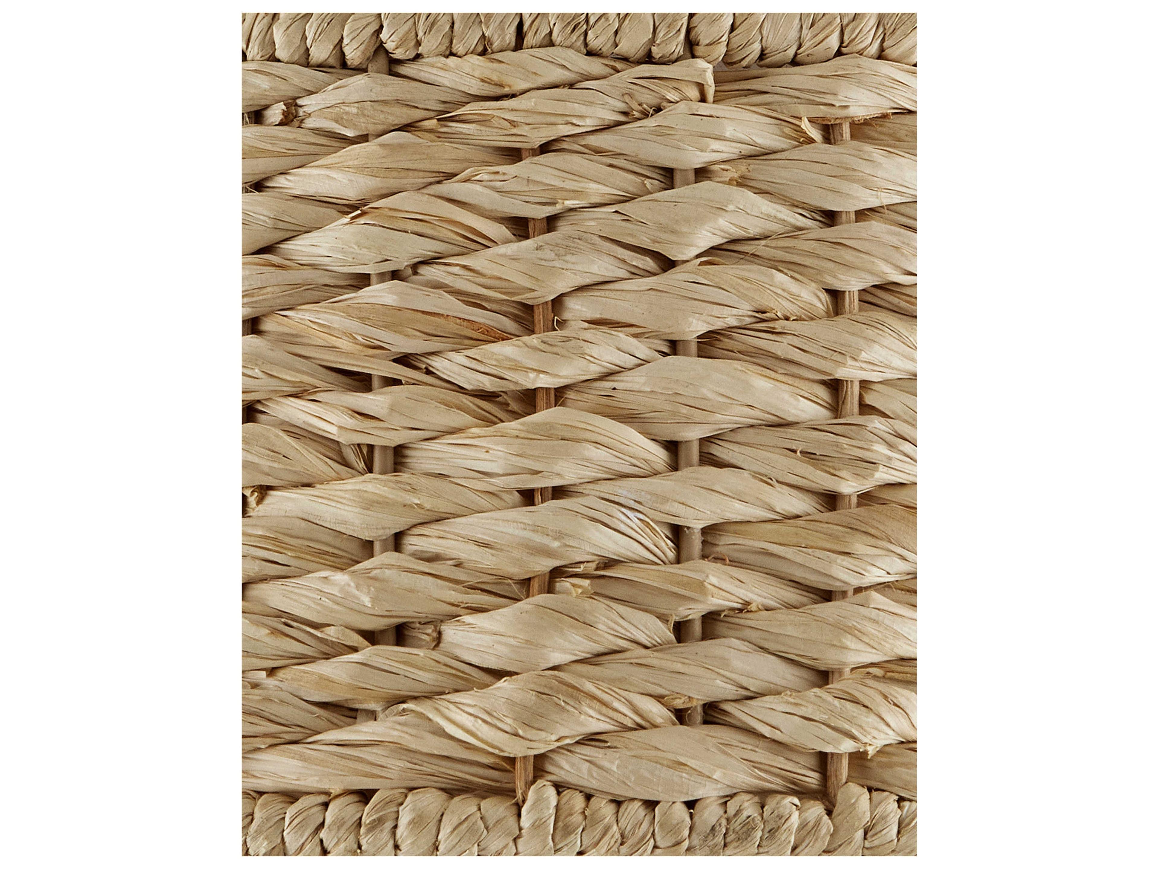 Currey & Company Colchester 1-Light Sugar White Natural Brown LED Drum Flush Mount