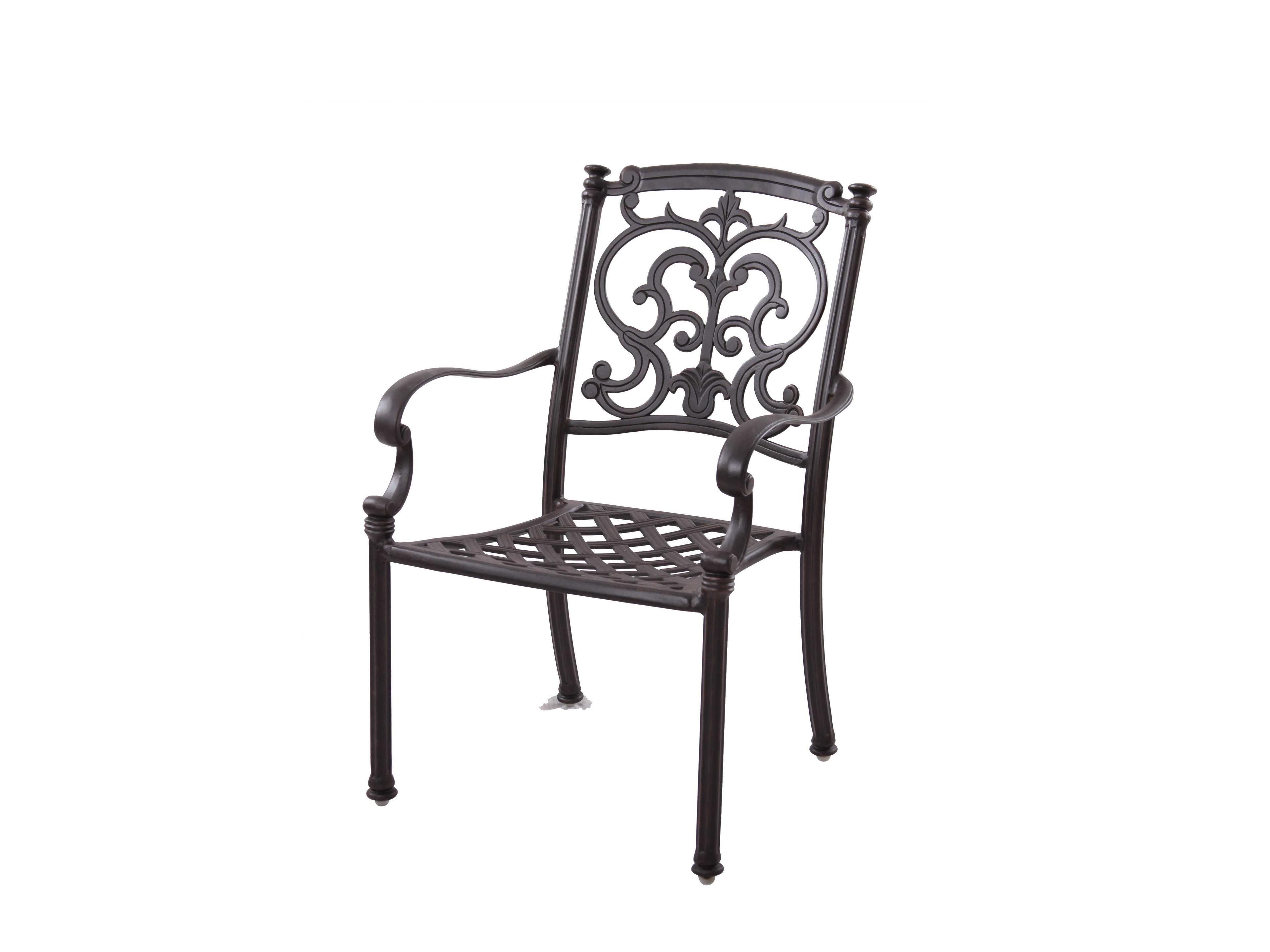 Darlee Outdoor Living Standard Santa Barbara Cast Aluminum Dining Chair
