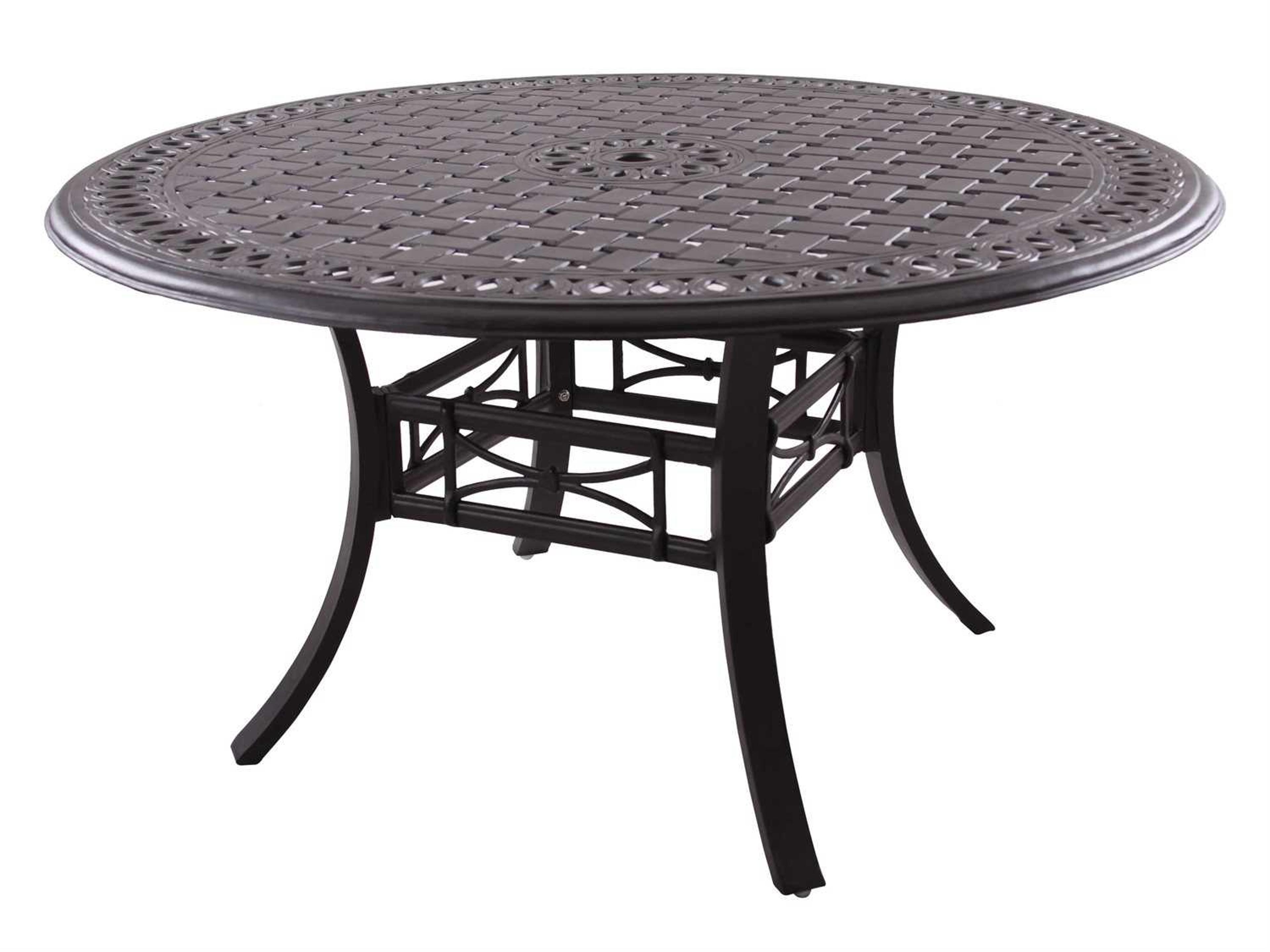 Series 88 Cast Aluminum Antique Bronze Round Dining Table
