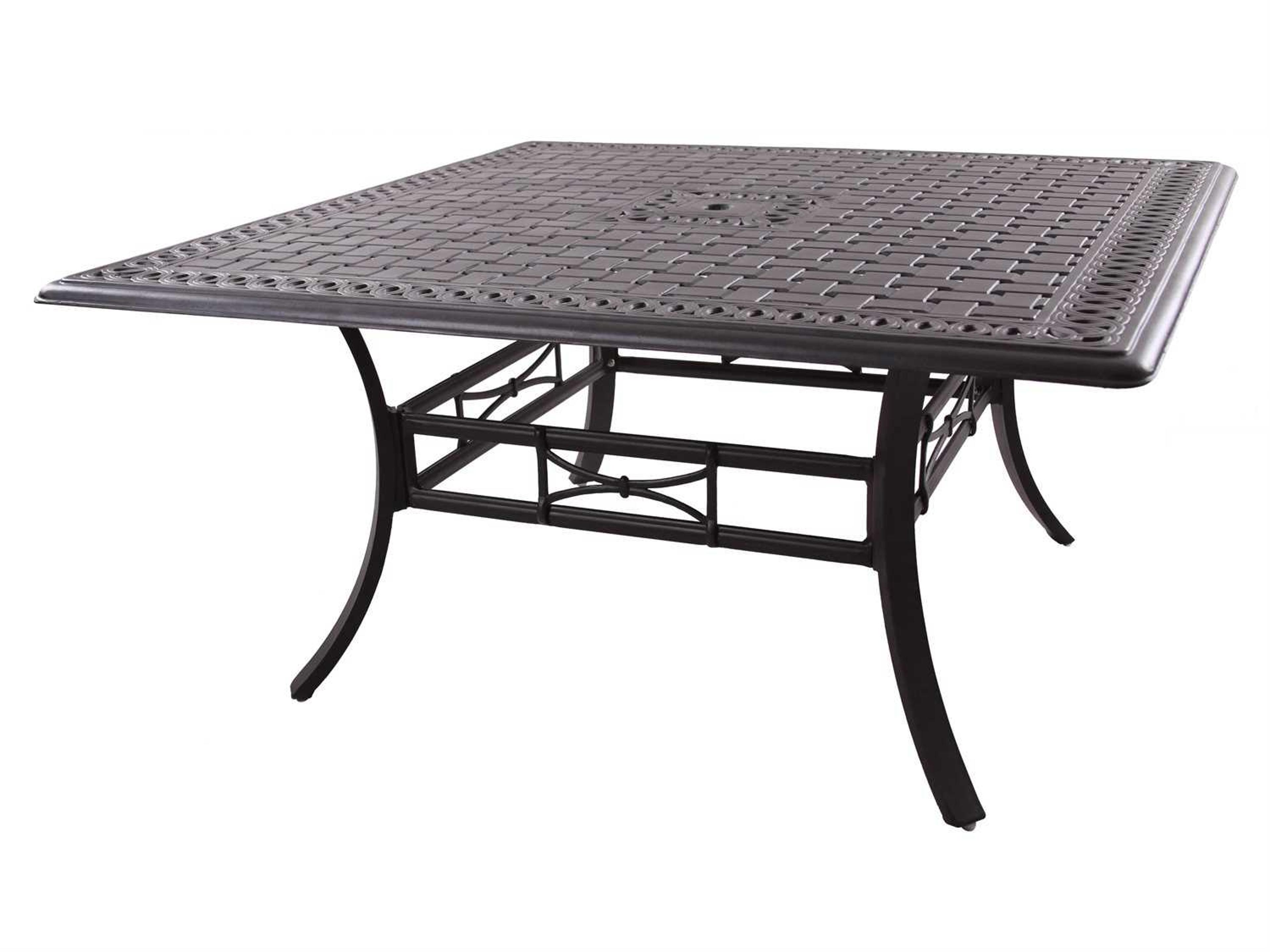 Series 88 Cast Aluminum Antique Bronze Square Dining Table
