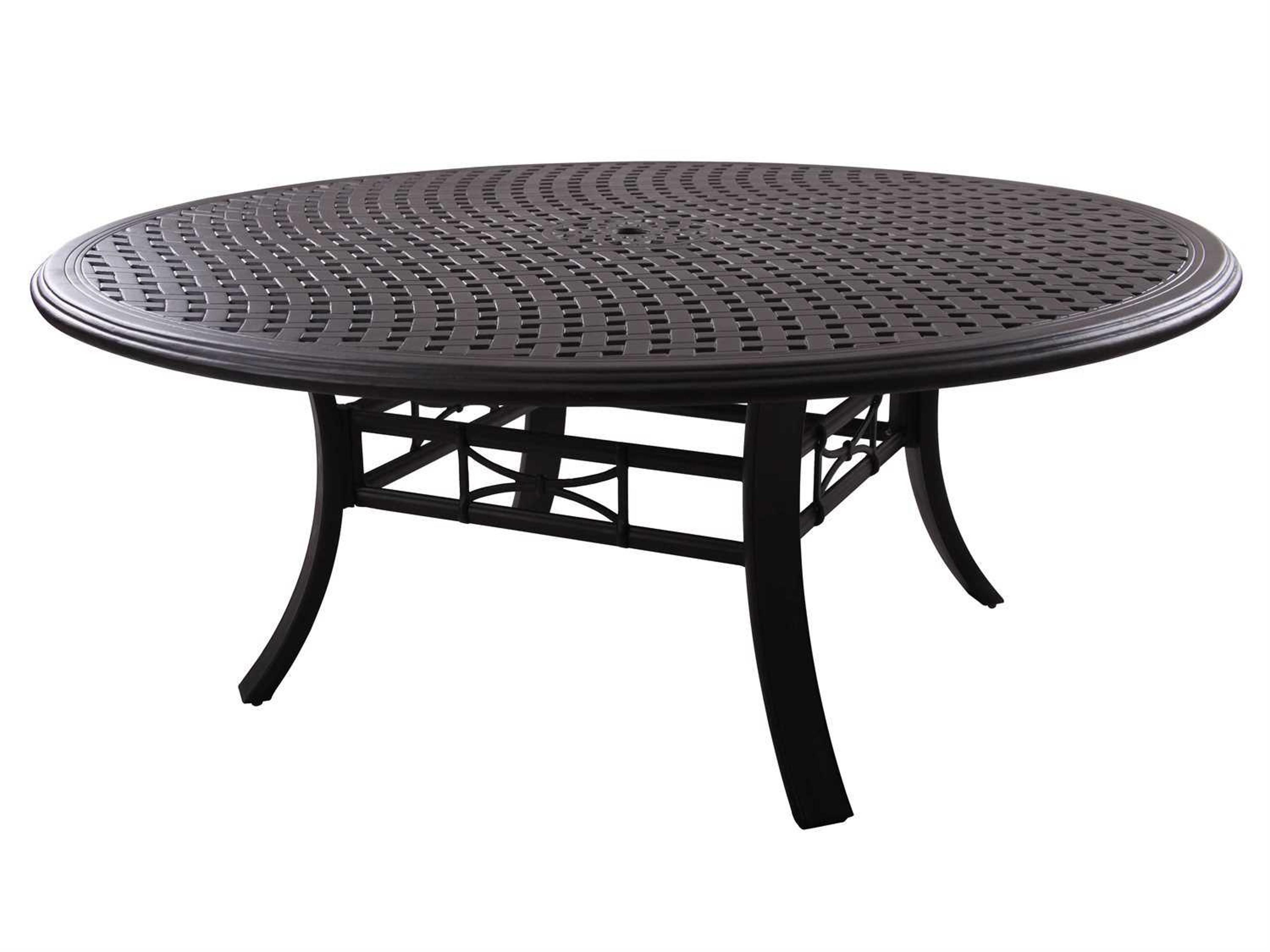 Series 99 Cast Aluminum Antique Bronze Round Dining Table