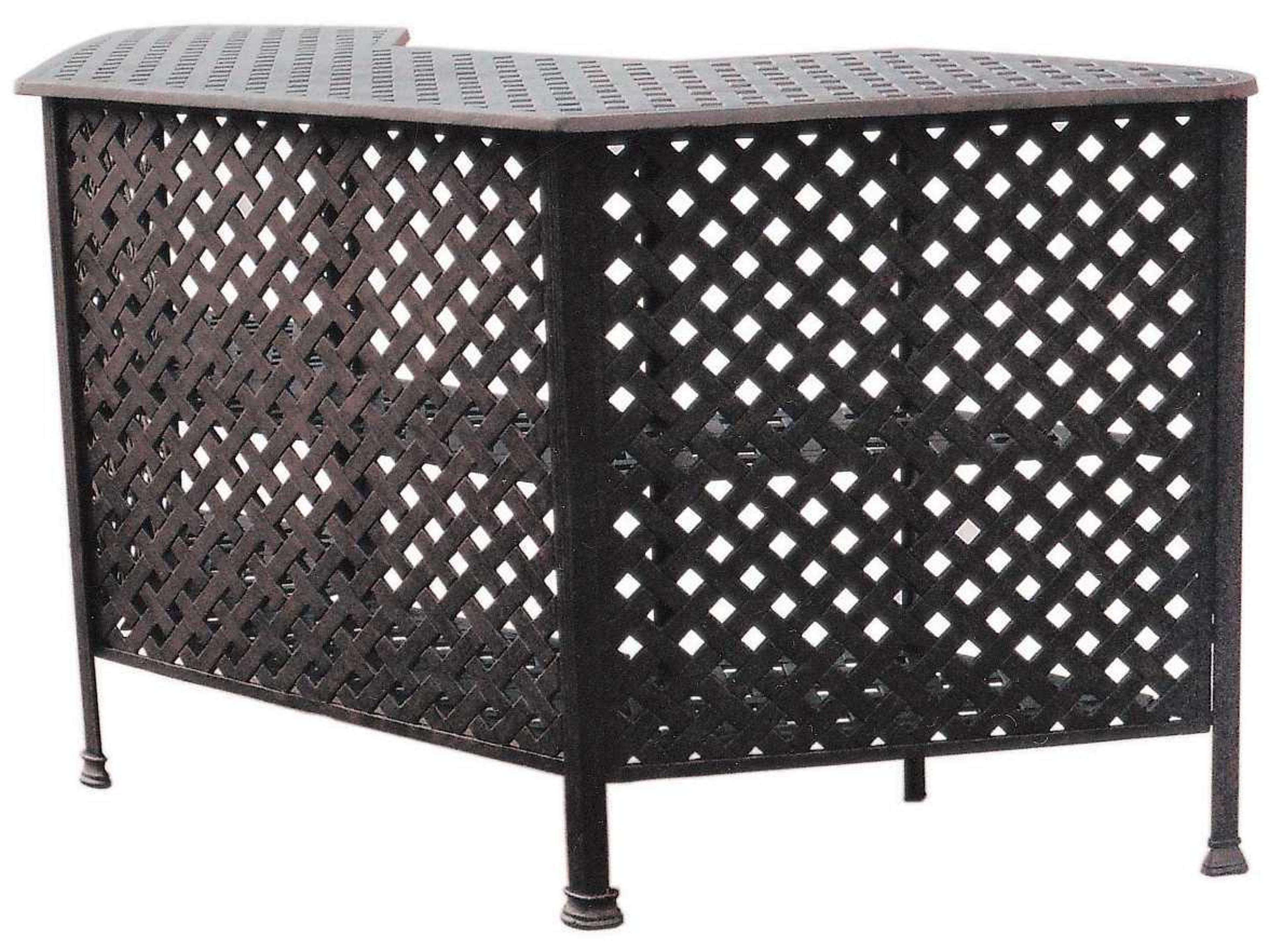 Series 30 Cast Aluminum Antique Bronze 82 x 30 Party Bar