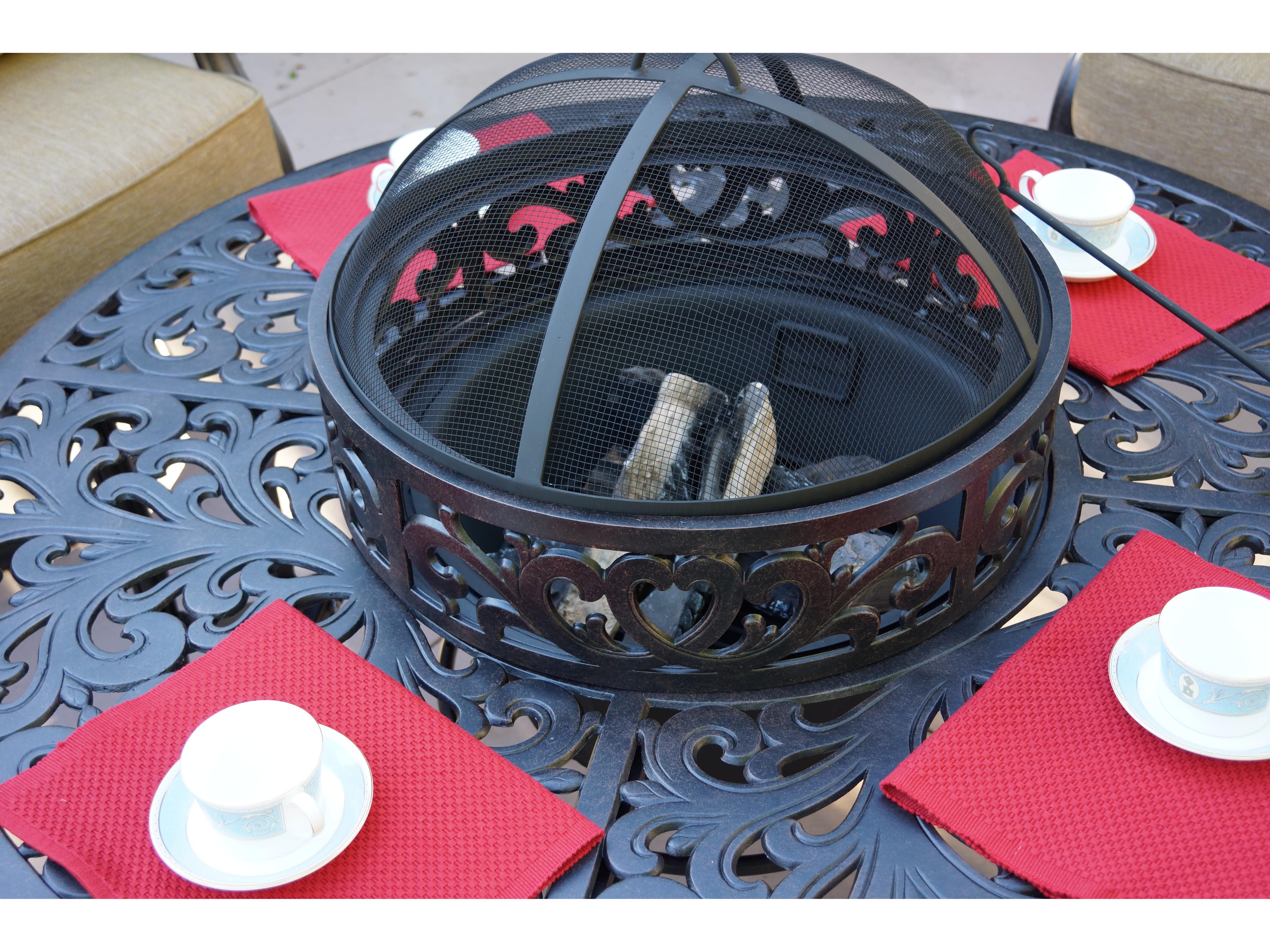 Darlee Outdoor Living Nassau Cast Aluminum Cushion Lounge Set