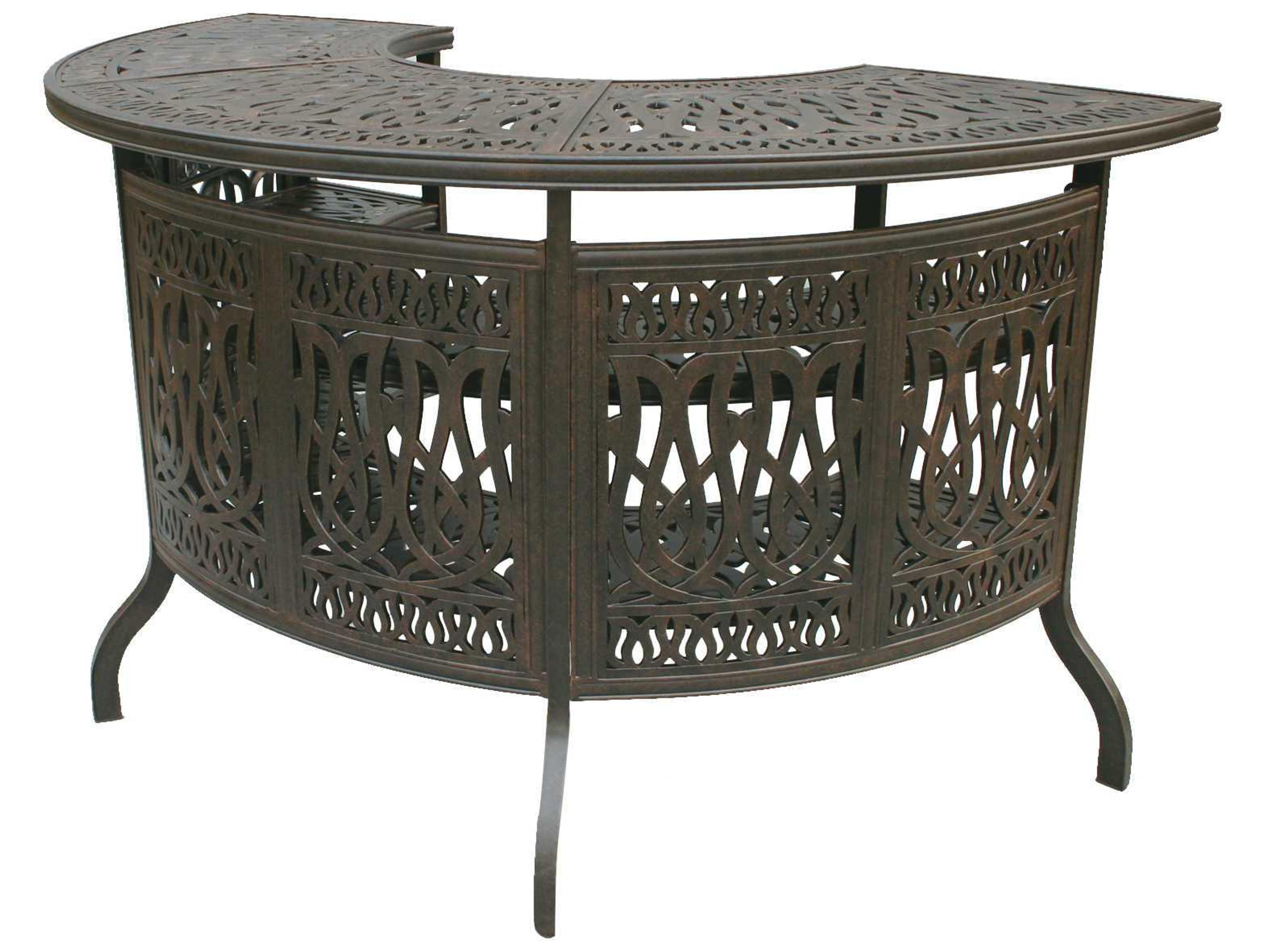 Elisabeth Cast Aluminum Antique Bronze 75 x 38.5 Party Bar