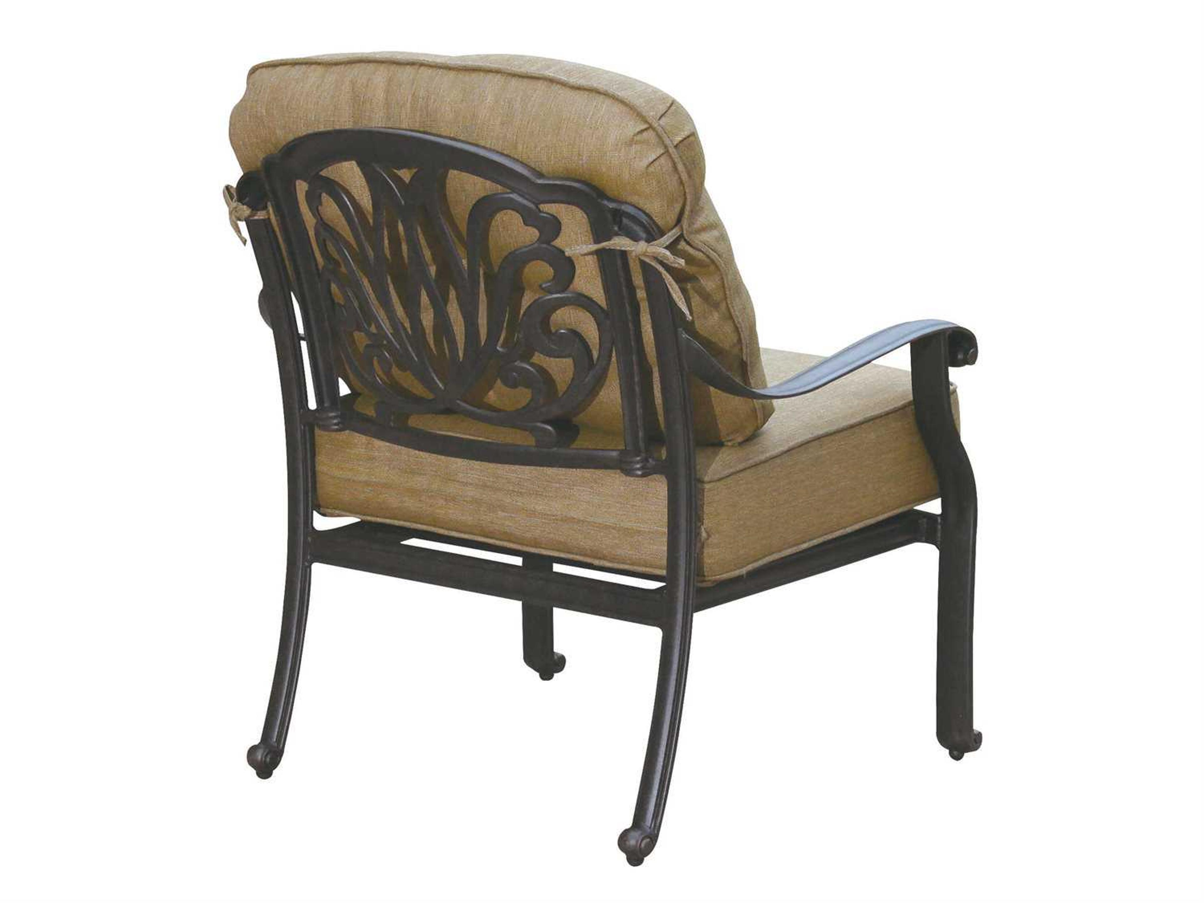 Elisabeth Cast Aluminum Antique Bronze Club Chair