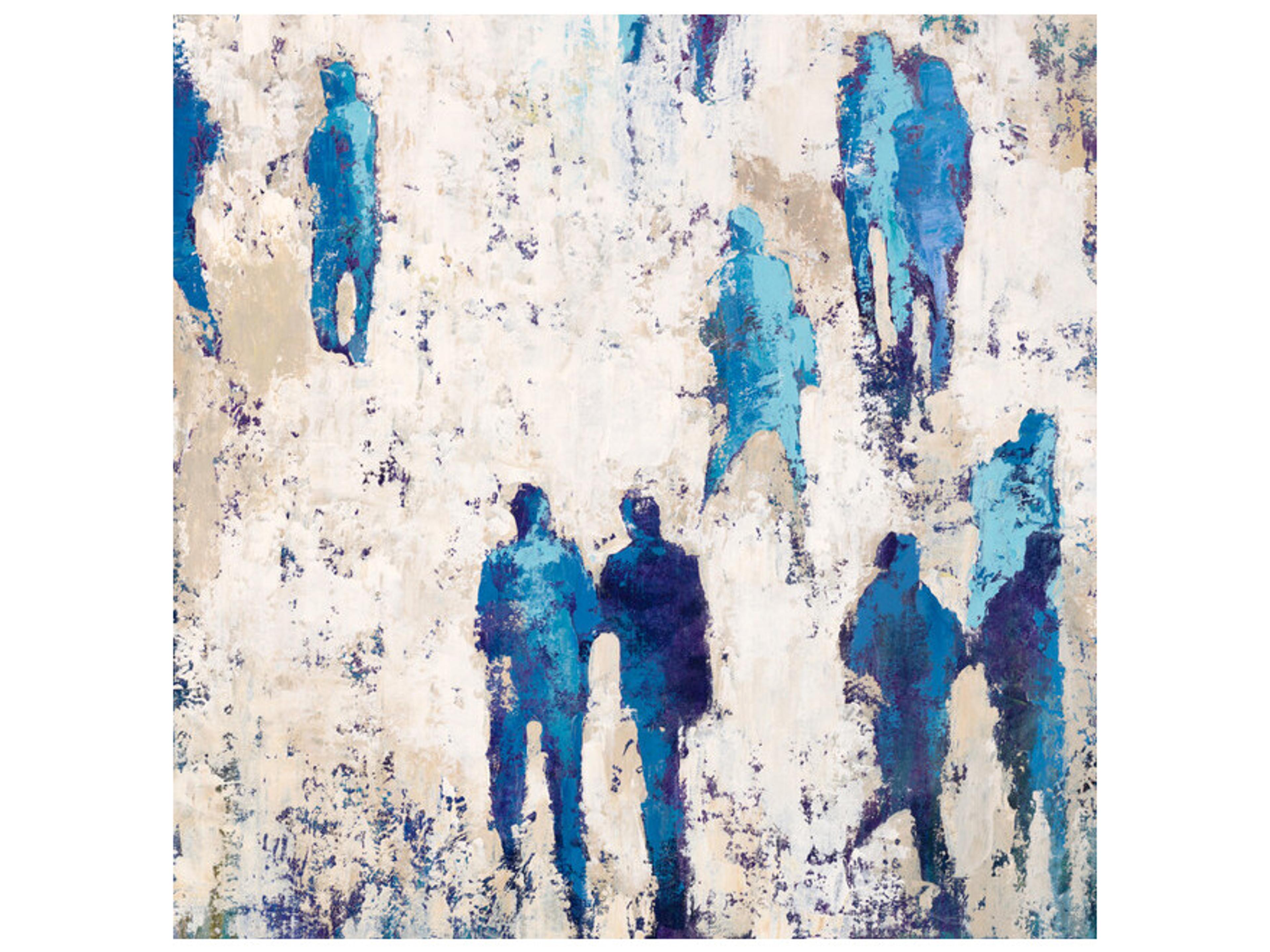 Interacting with Strangers II Wall Art