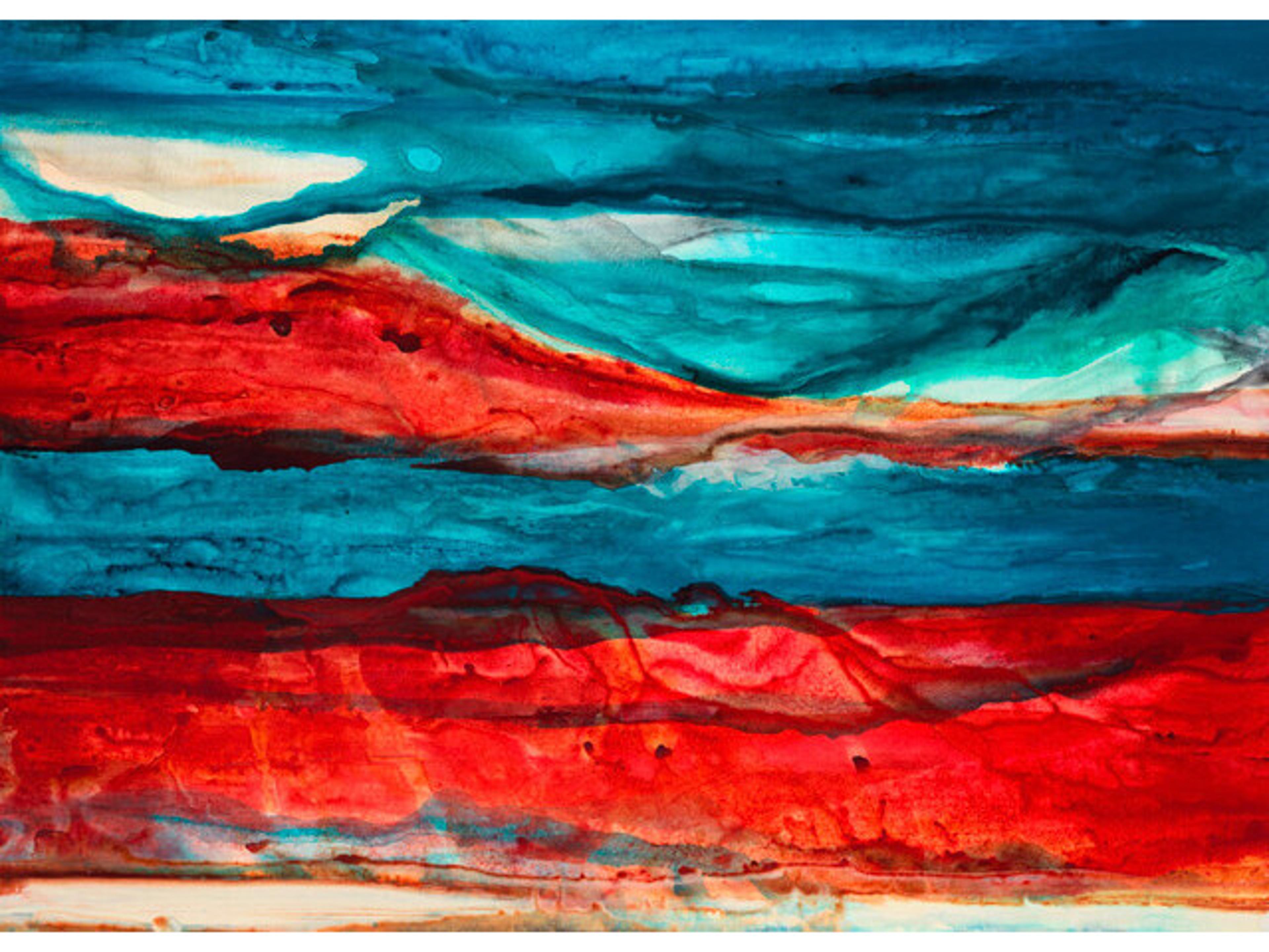 Daleno Red Tide Wall Art