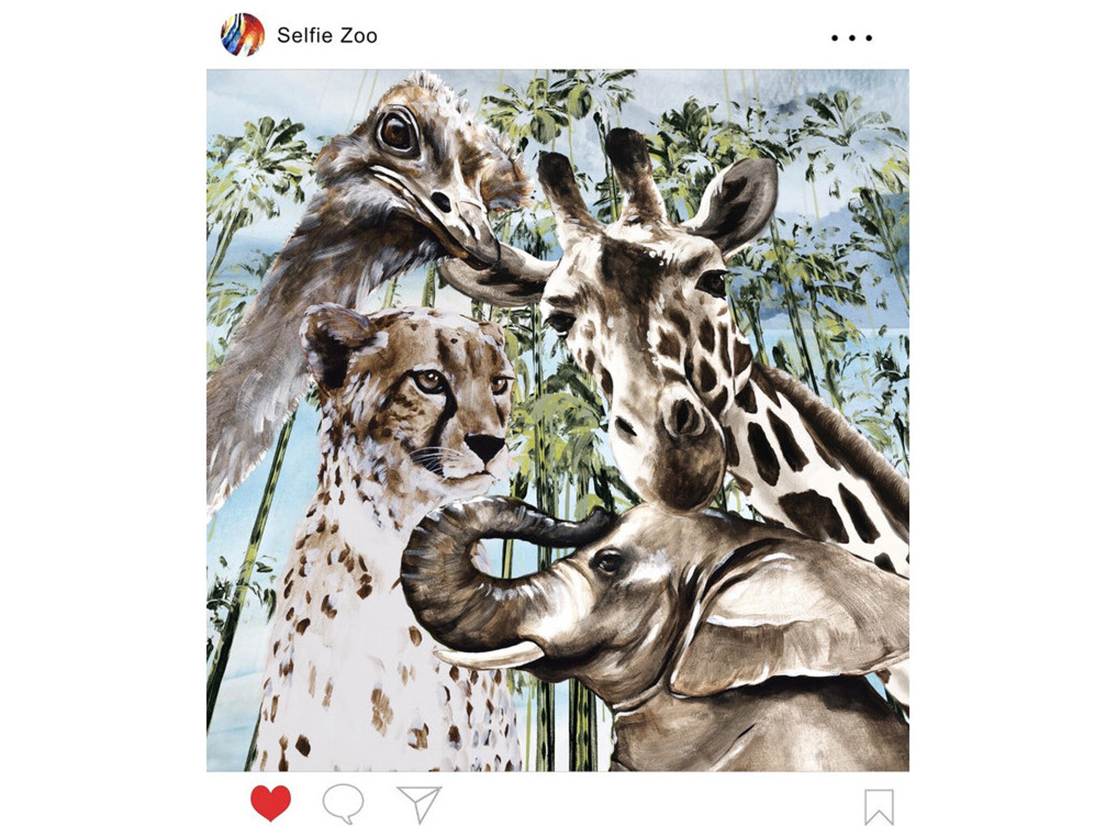 Selfie Zoo III Wall Art