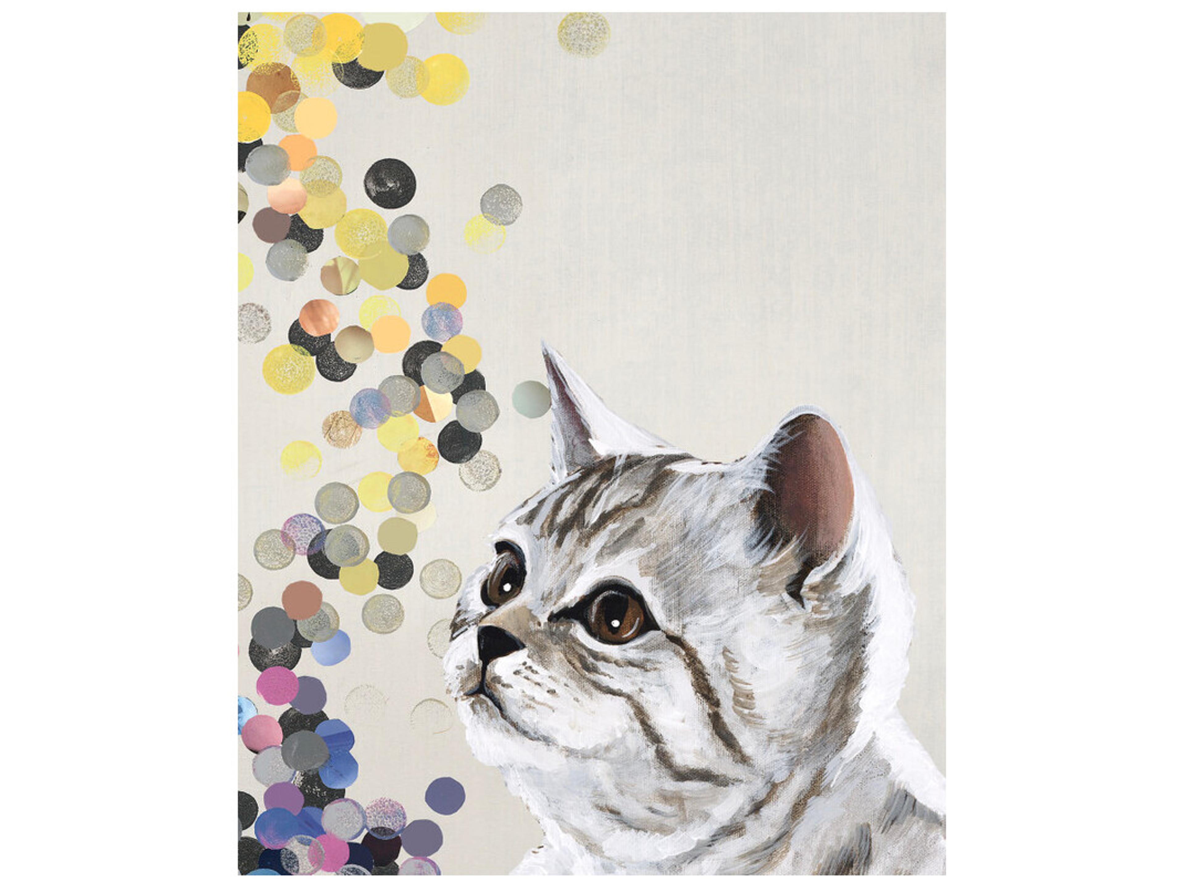 Daleno Curious Kitty Wall Art