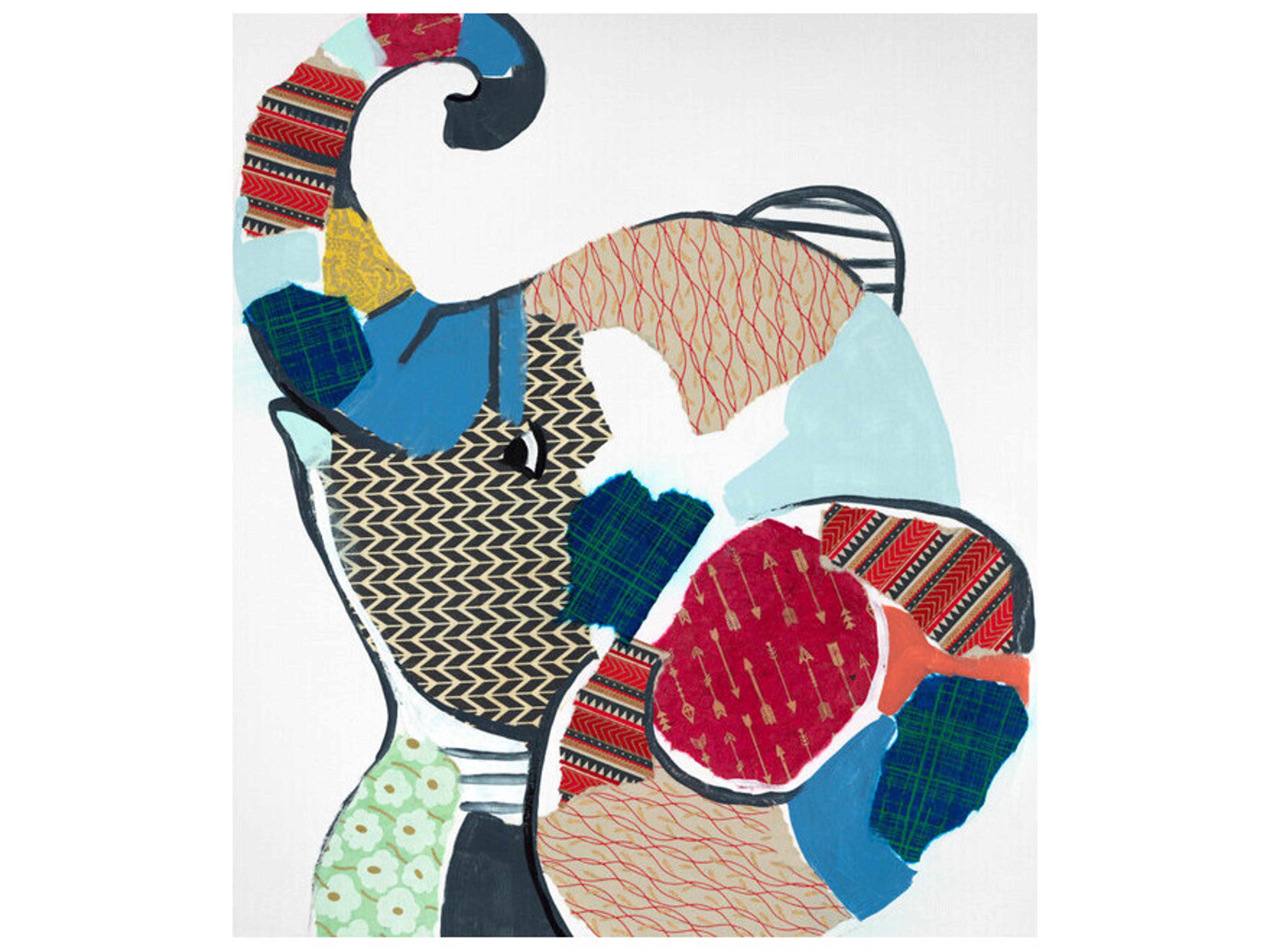 Patchwork Zoo III Wall Art