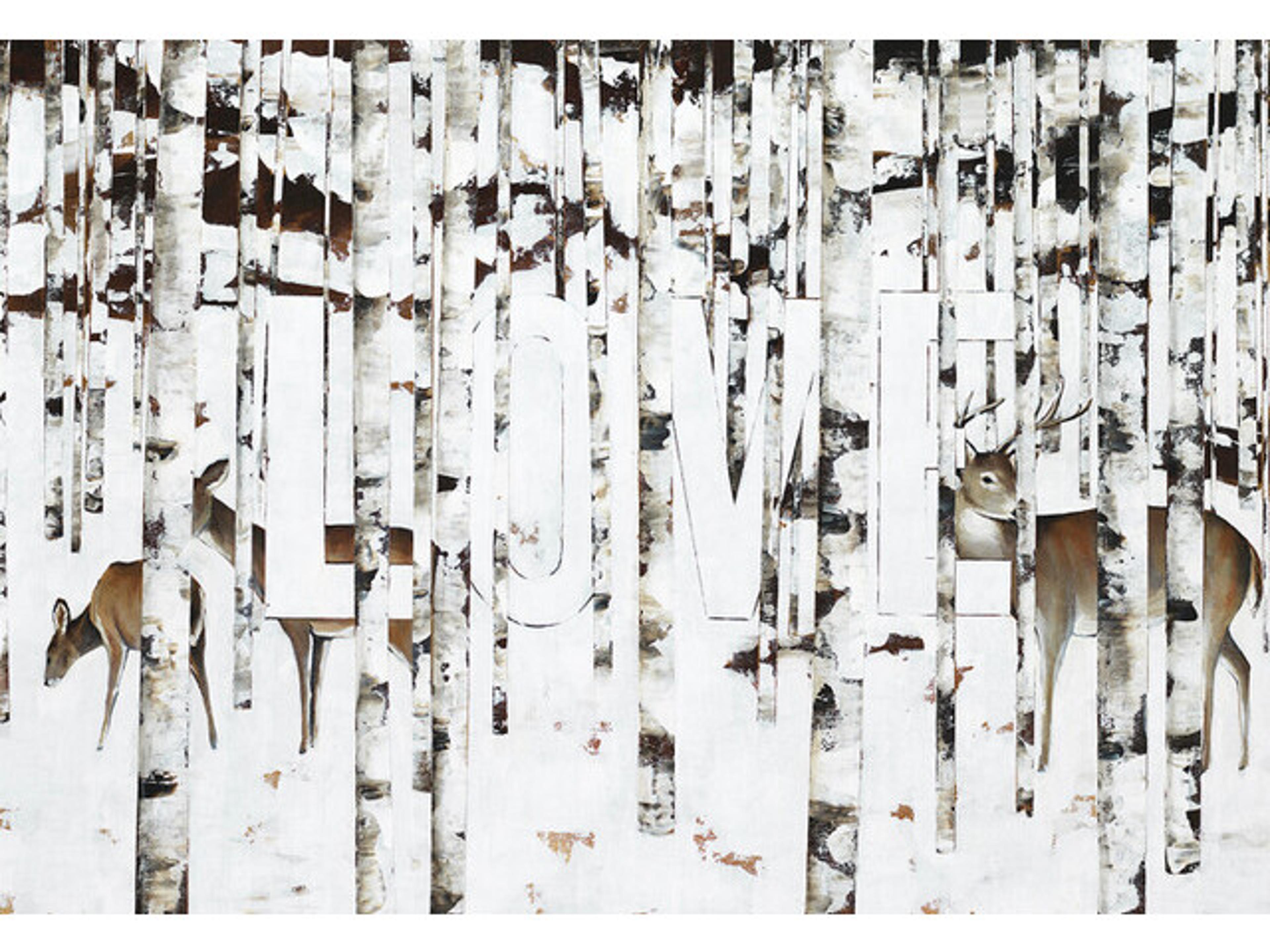 Love Among The Birches Wall Art