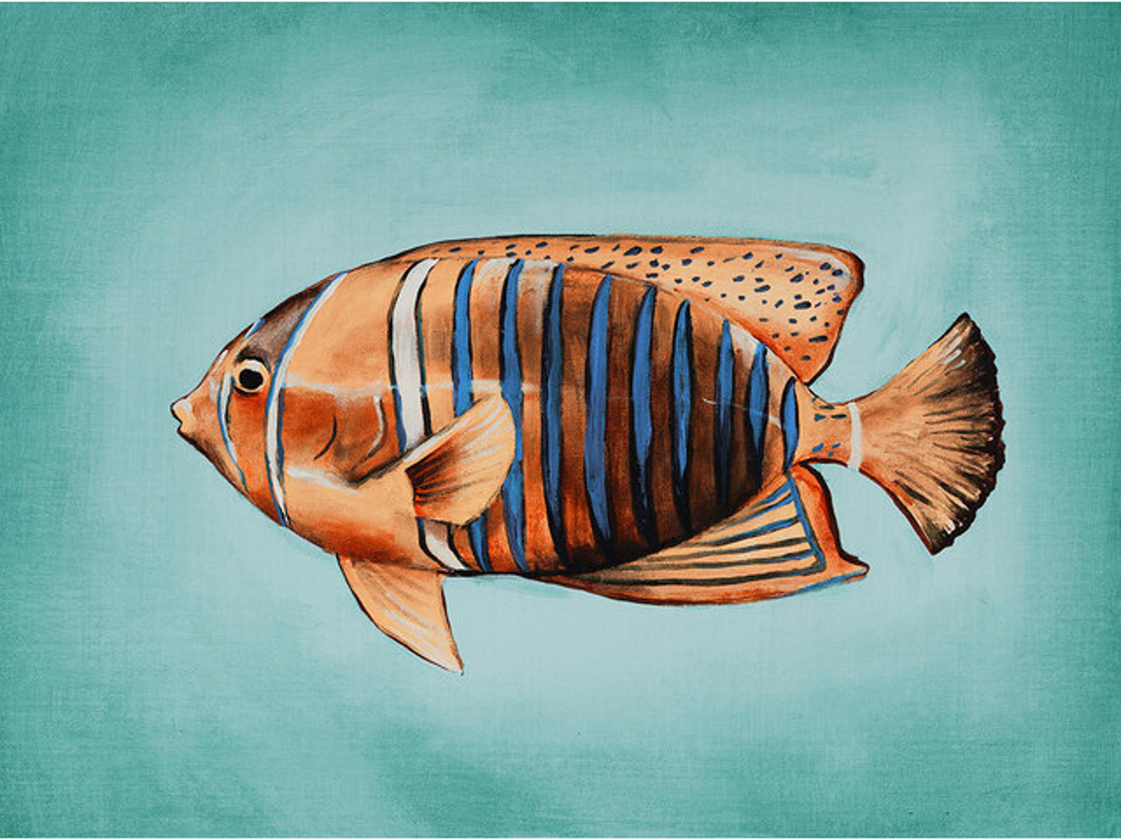 Daleno Aqua Adornment II Wall Art