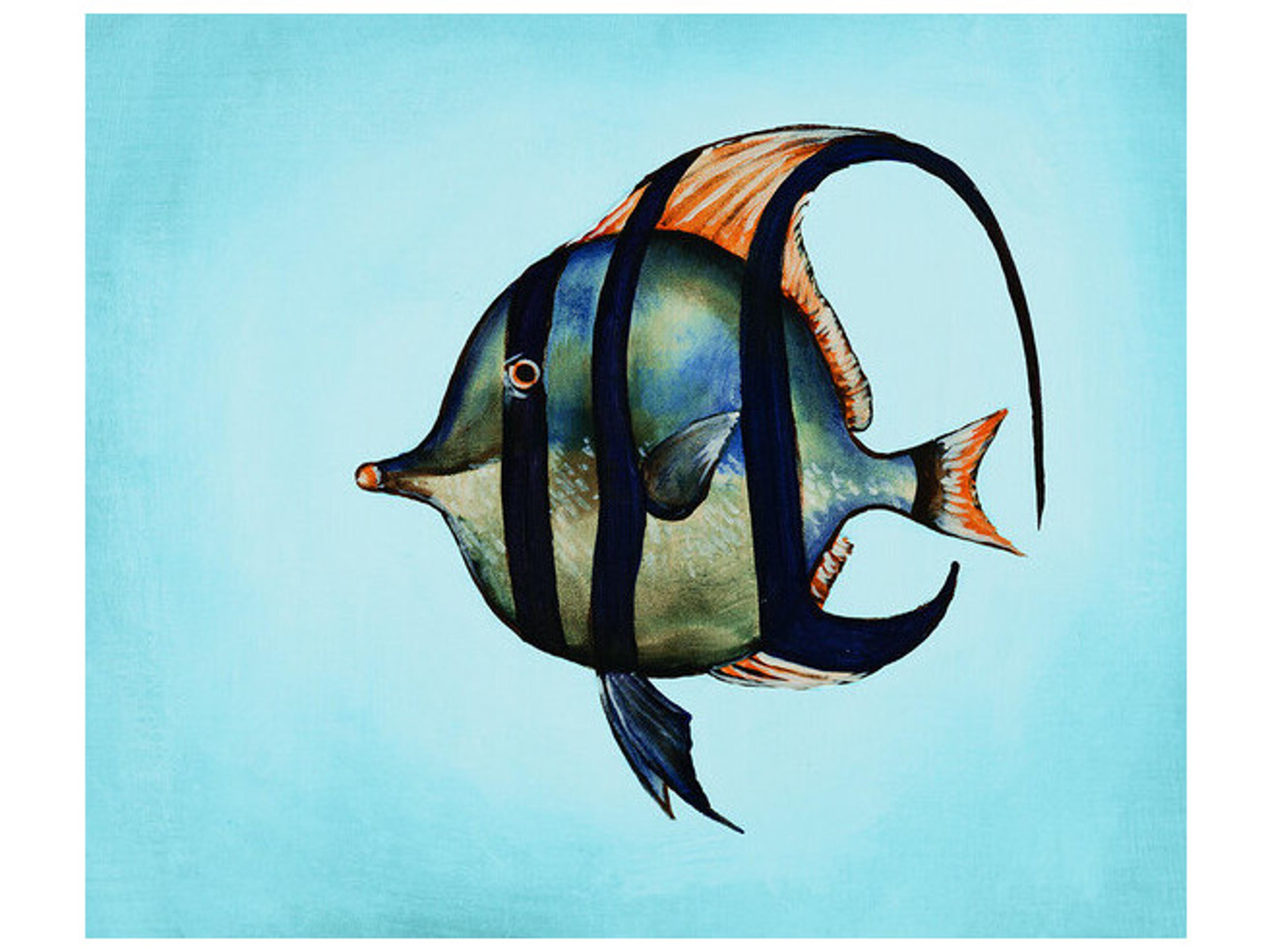 Aqua Adornment III Wall Art